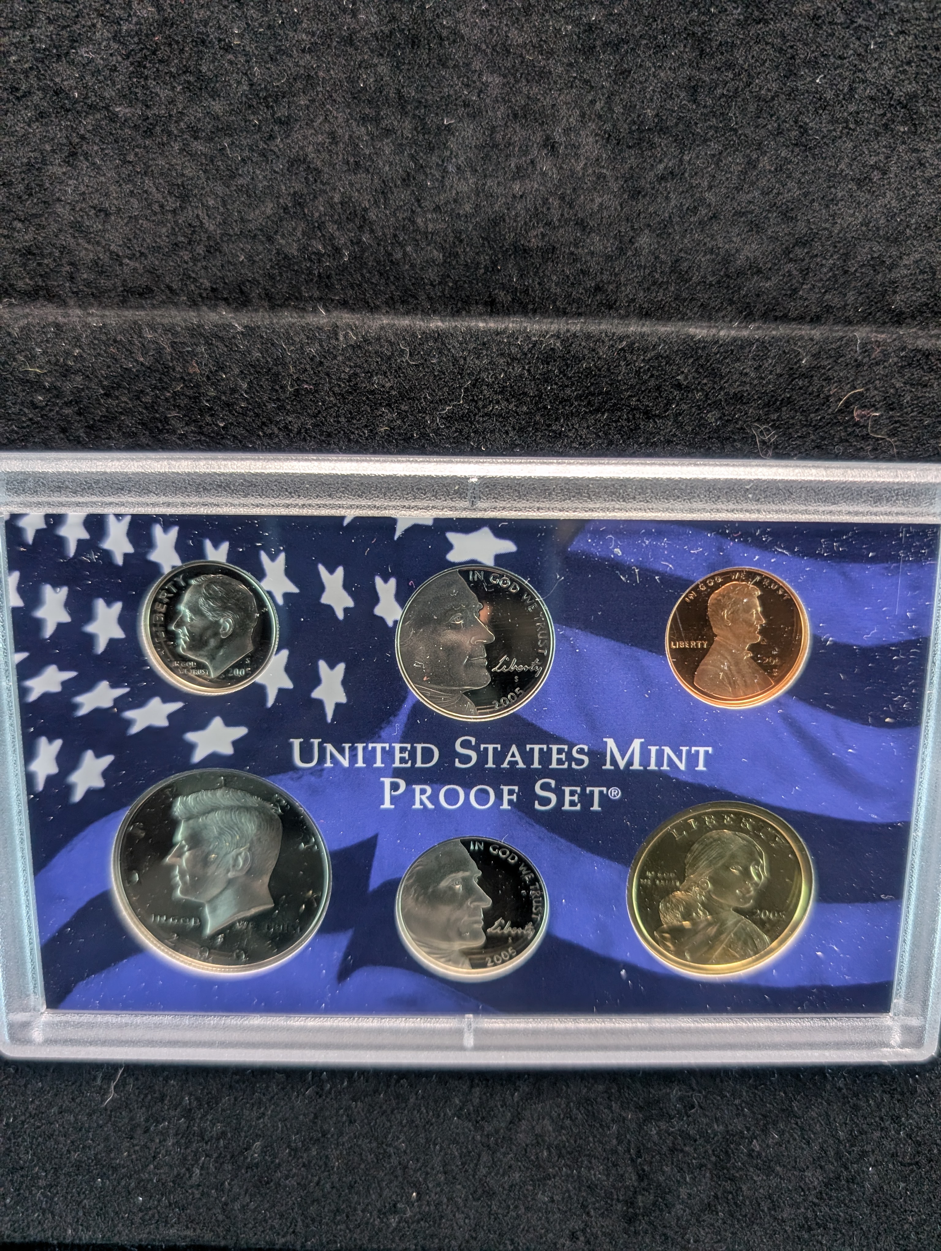 2005-S U.S Mint Proof Set with State Quarters in OGP w/ COA
