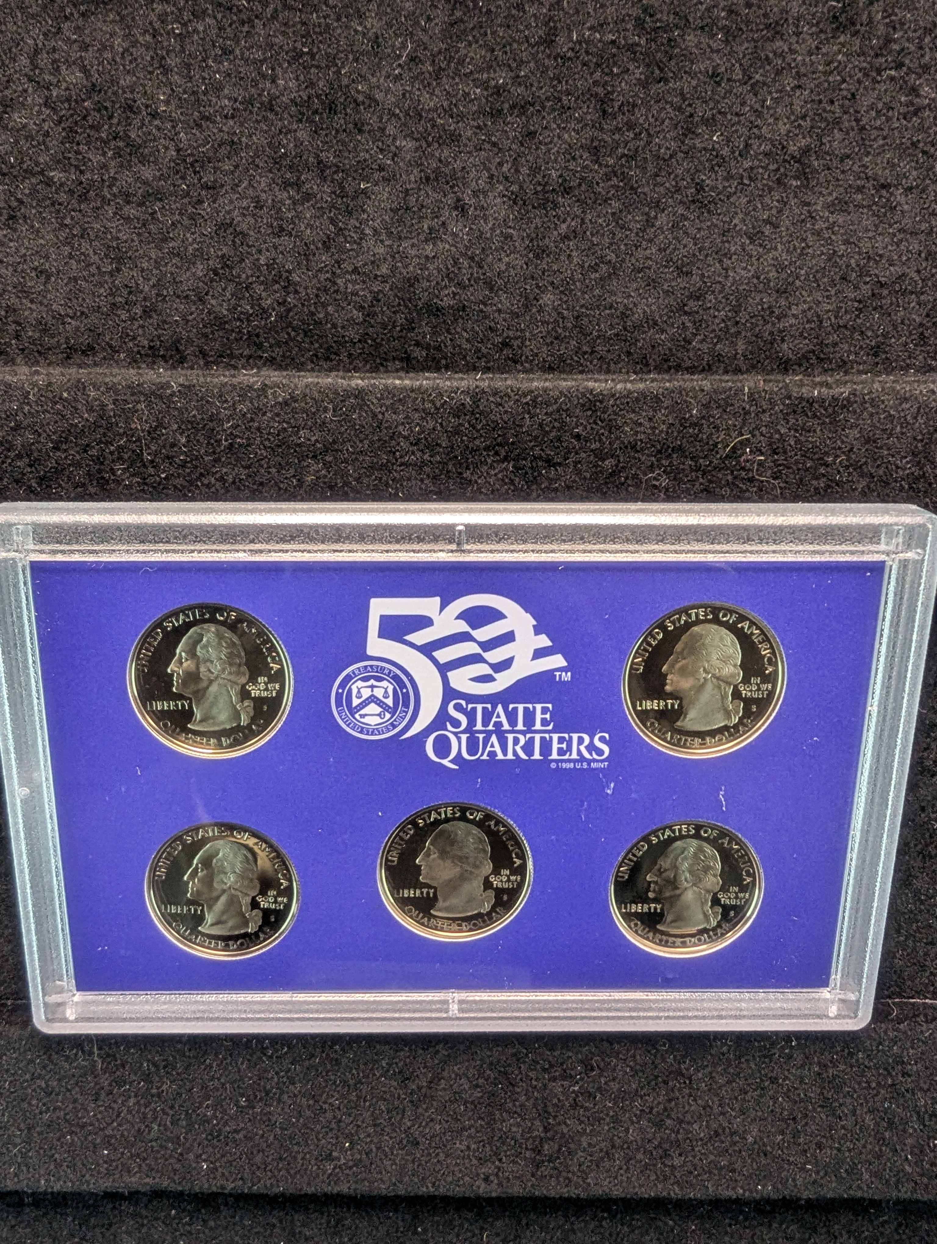 2008-S U.S Mint Proof Set with State Quarters and Presidential Dollars in OGP w/ COA
