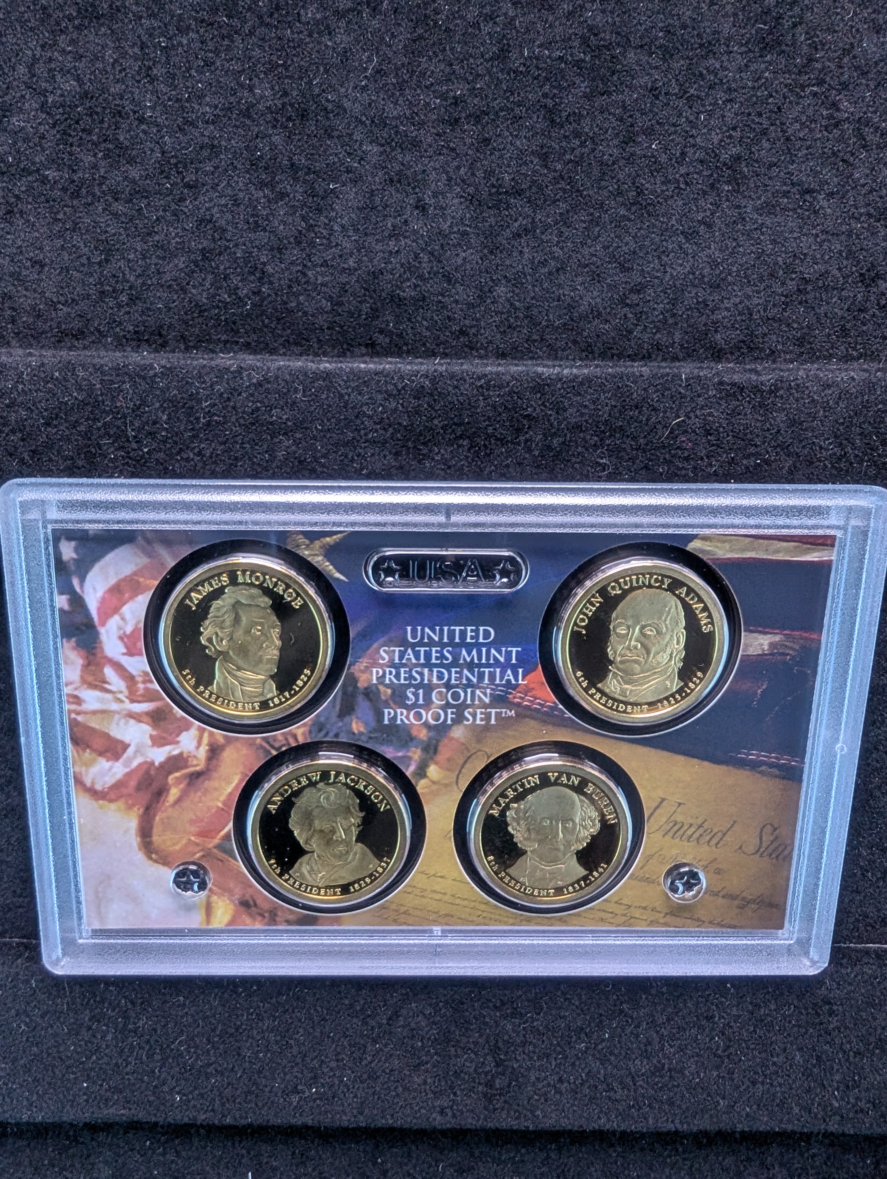 2008-S U.S Mint Proof Set with State Quarters and Presidential Dollars in OGP w/ COA