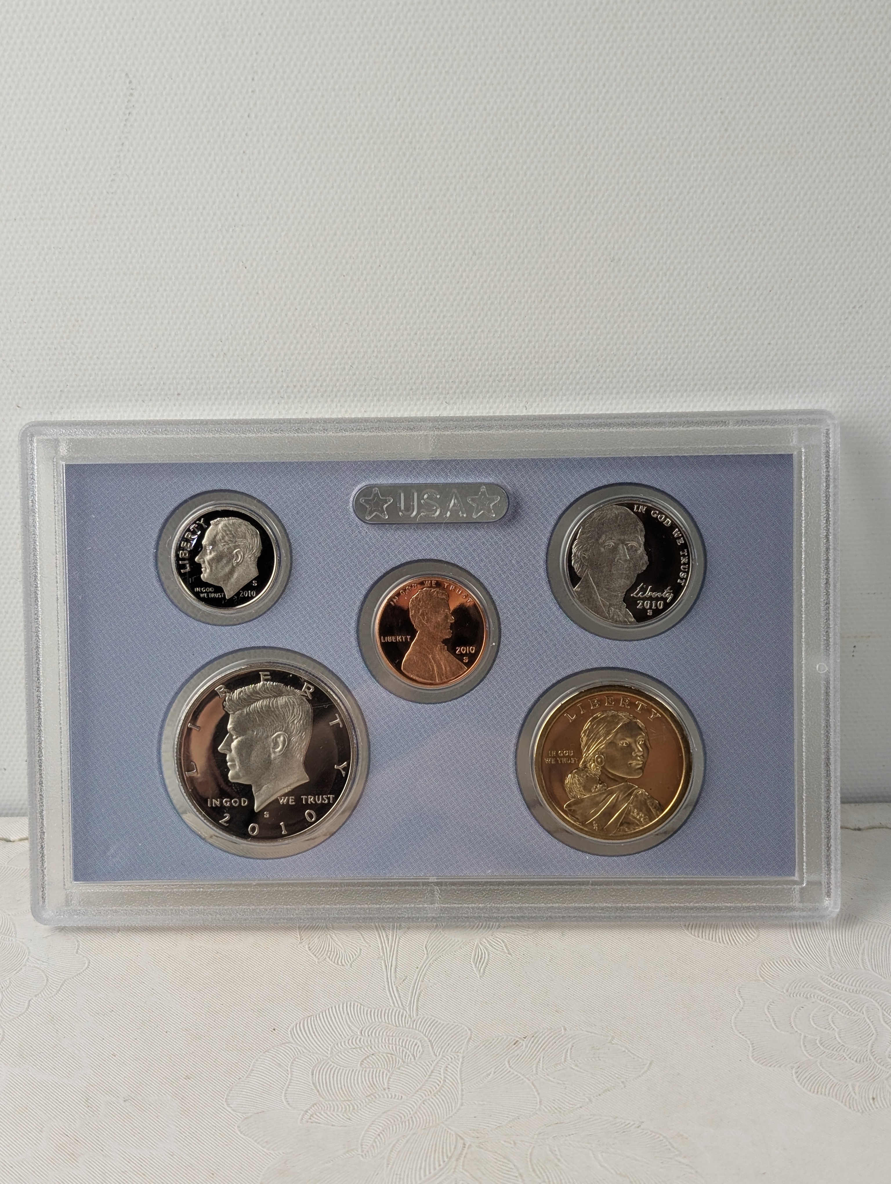 2010-S U.S Mint Proof Set with America The Beautiful Quarters and Presidential Dollars in OGP w/ COA