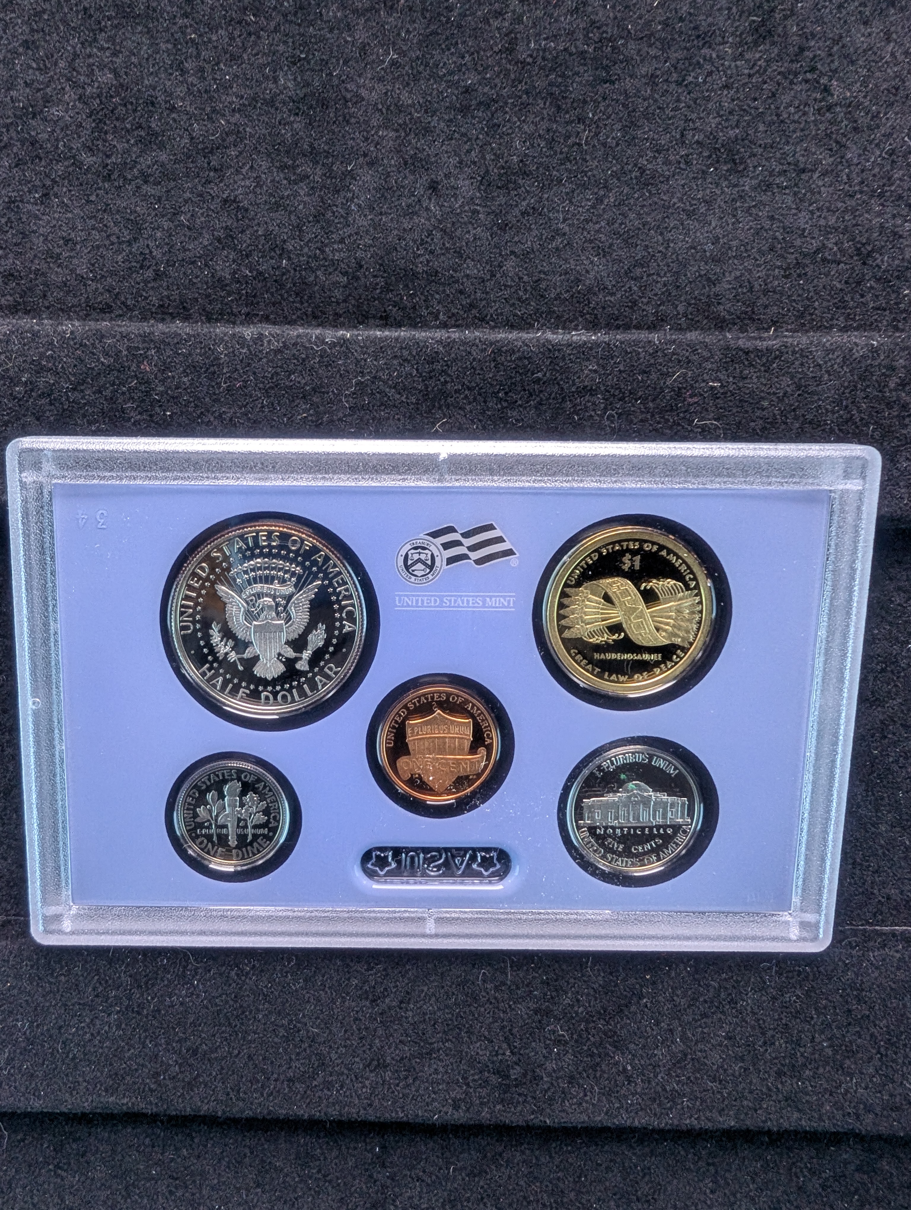 2010-S U.S Mint Proof Set with America The Beautiful Quarters and Presidential Dollars in OGP w/ COA