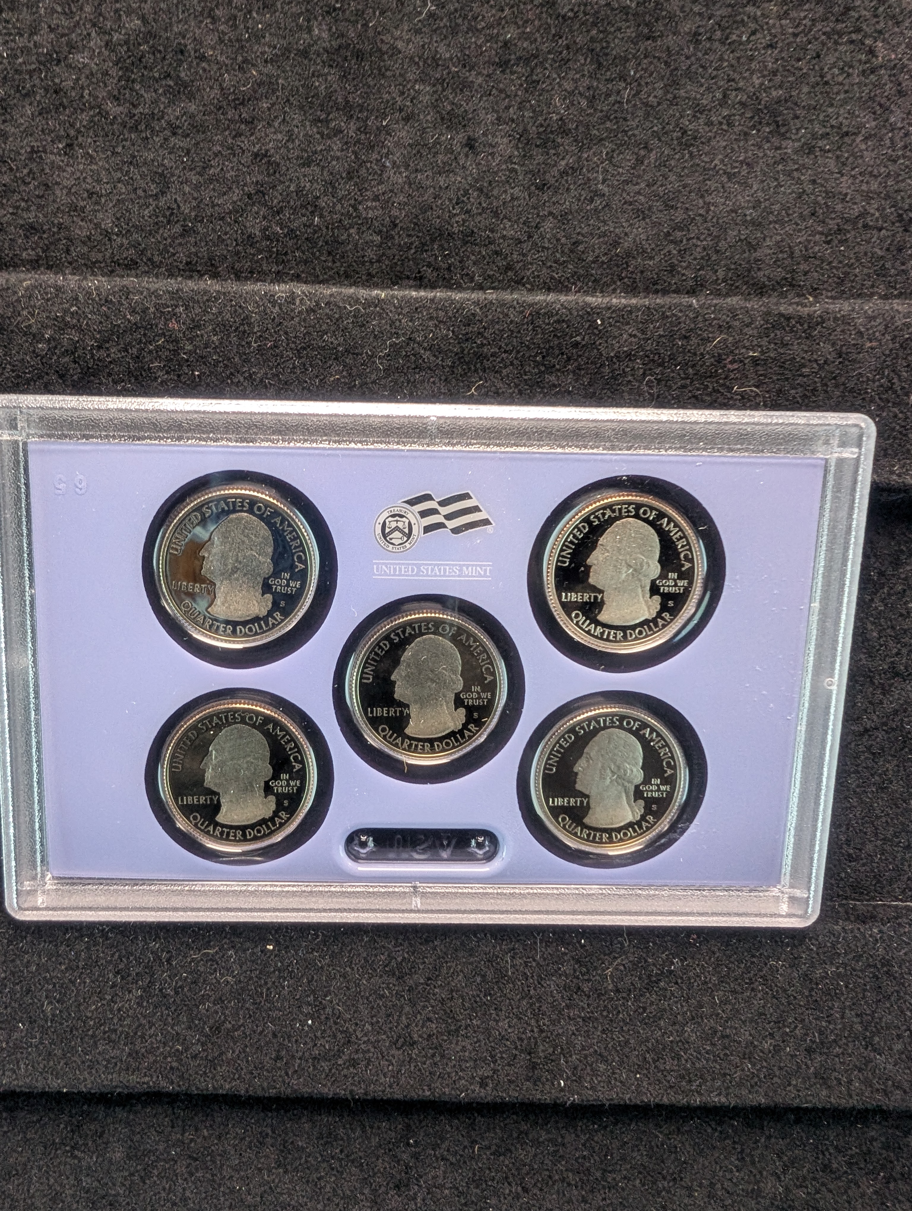2010-S U.S Mint Proof Set with America The Beautiful Quarters and Presidential Dollars in OGP w/ COA