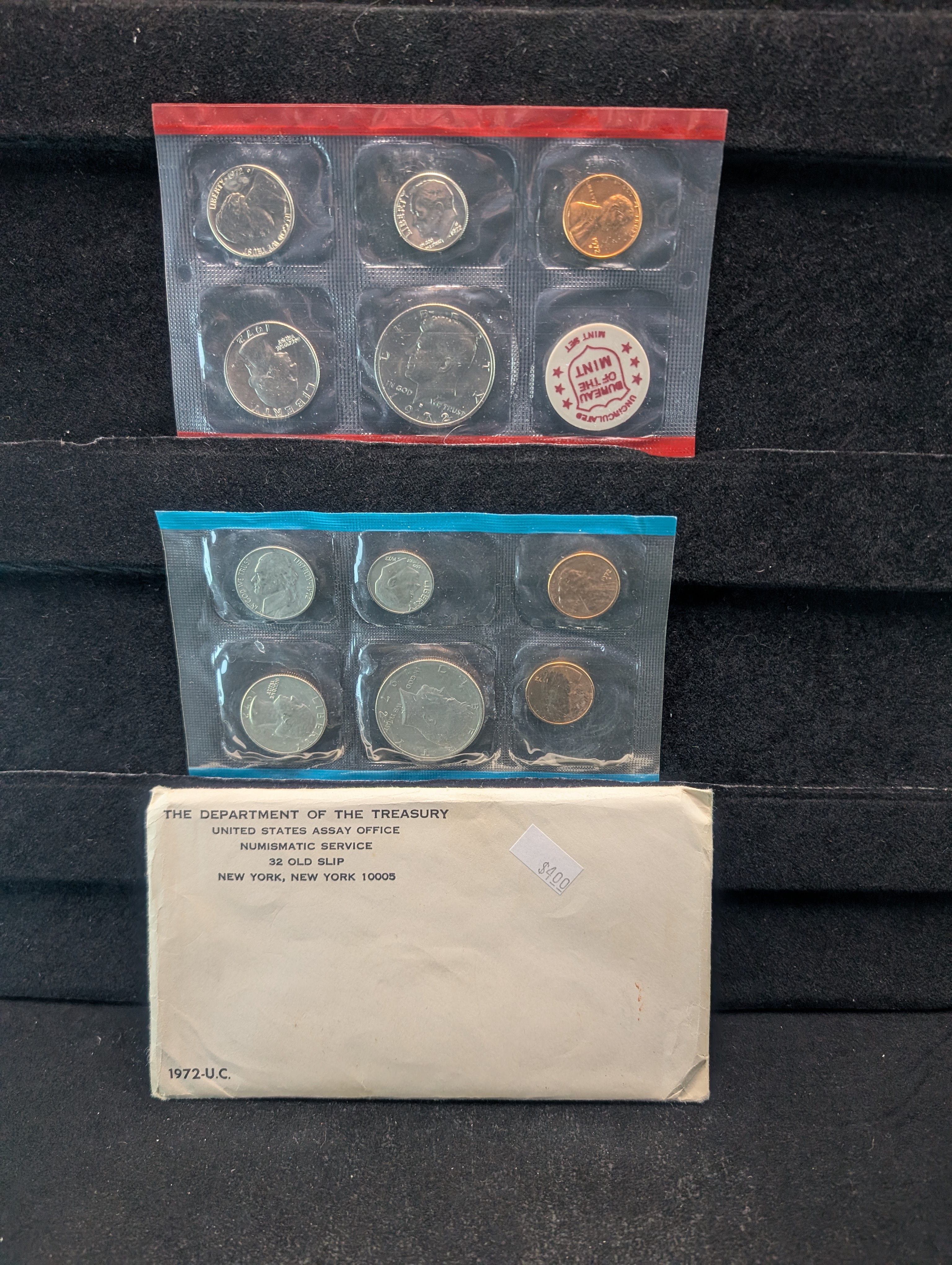 1972 P&D U.S. Uncirculated Mint Coin Set In OGP