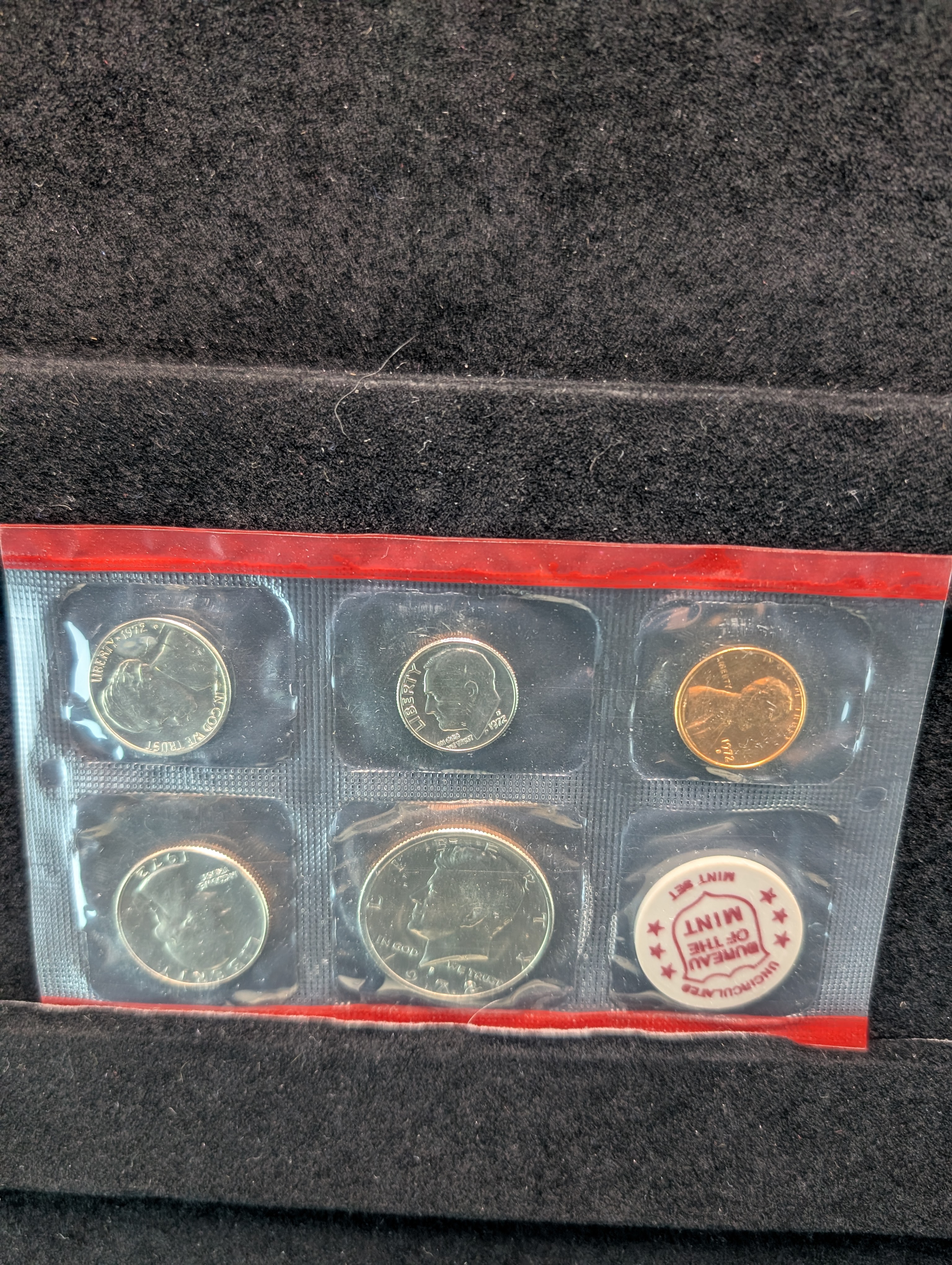 1972 P&D U.S. Uncirculated Mint Coin Set In OGP