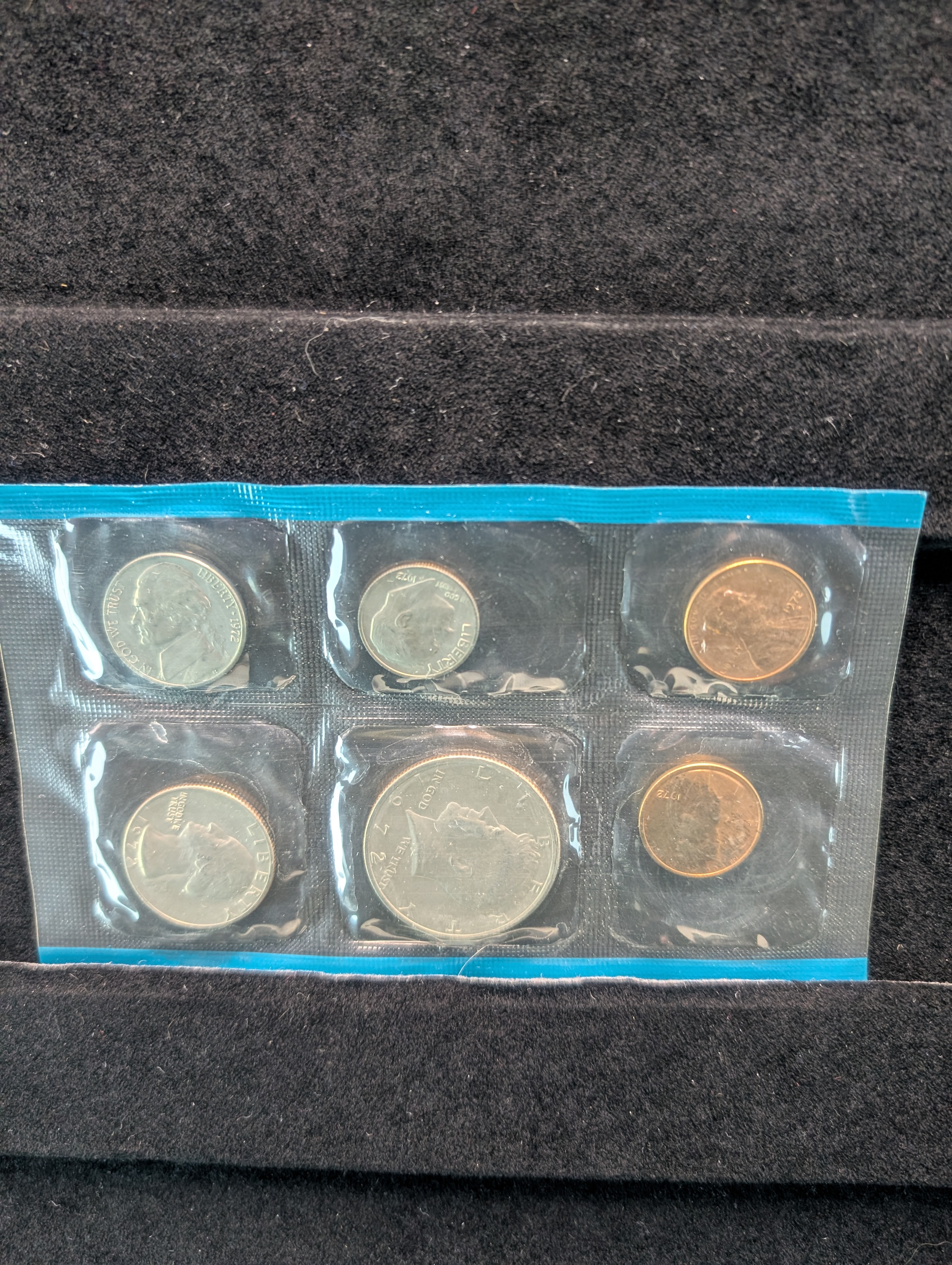 1972 P&D U.S. Uncirculated Mint Coin Set In OGP