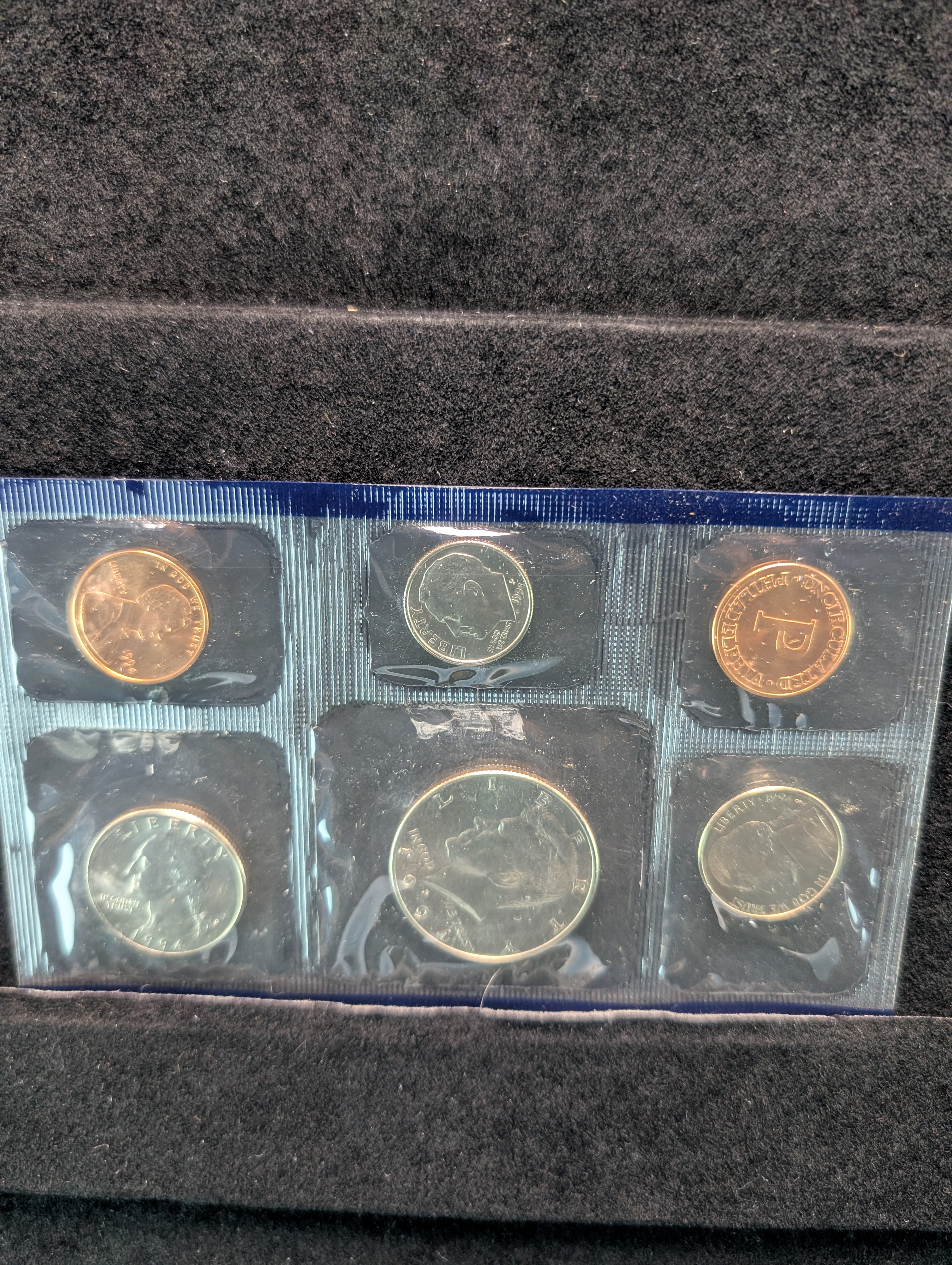1994 P&D U.S. Uncirculated Mint Coin Set In OGP w/COA