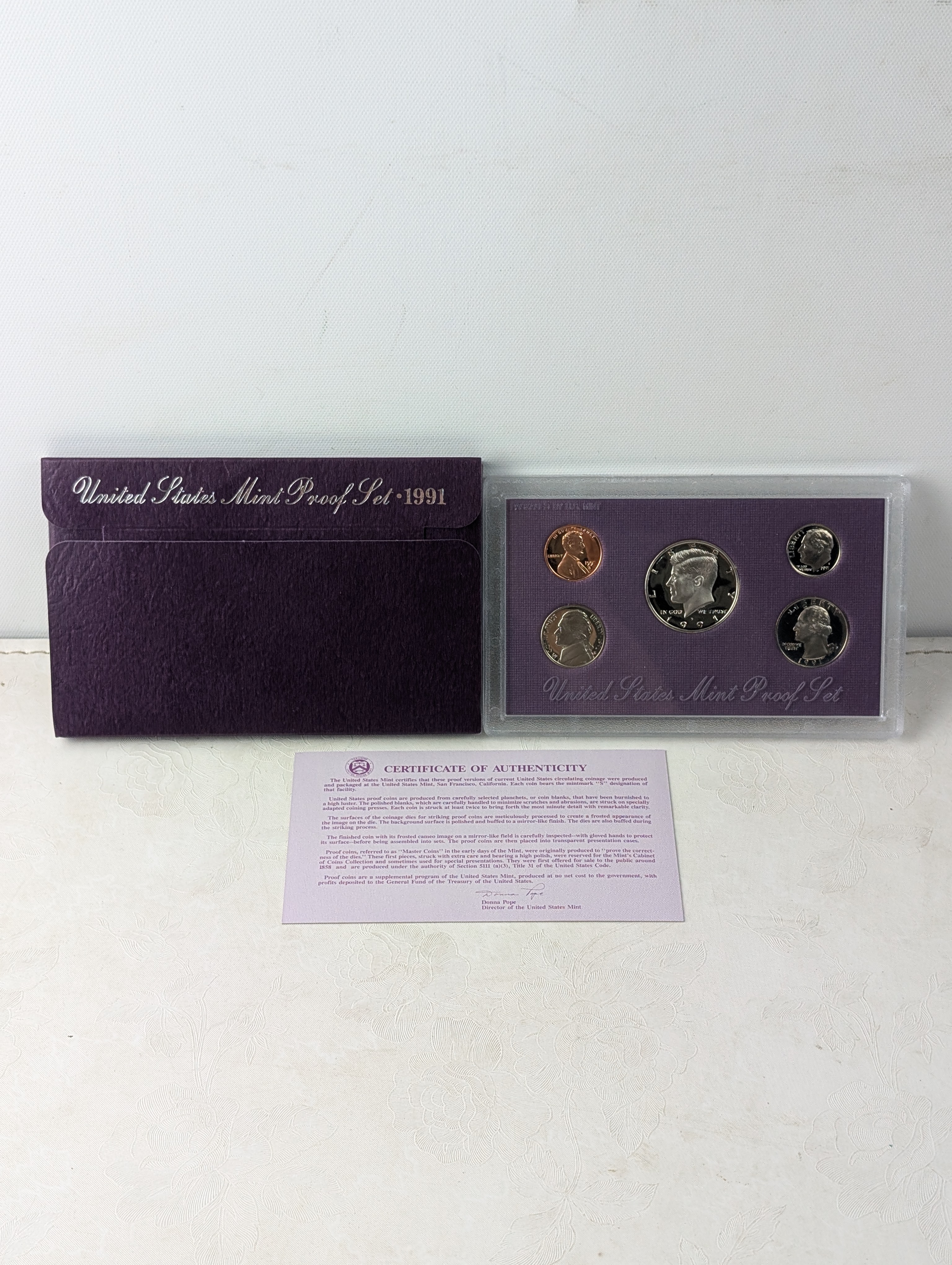 1991-S U.S. Proof Set In OGP w/ COA