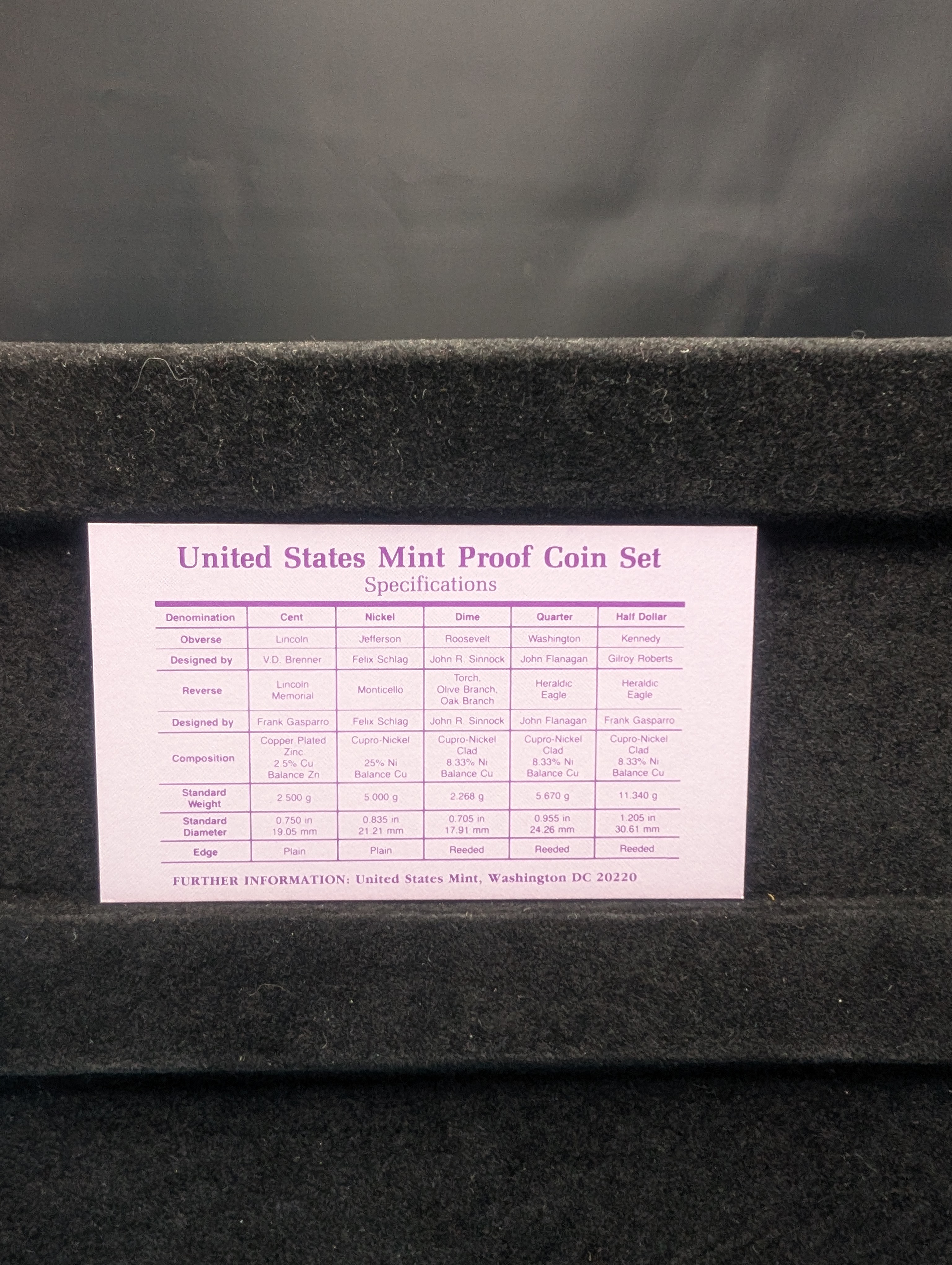 1991-S U.S. Proof Set In OGP w/ COA