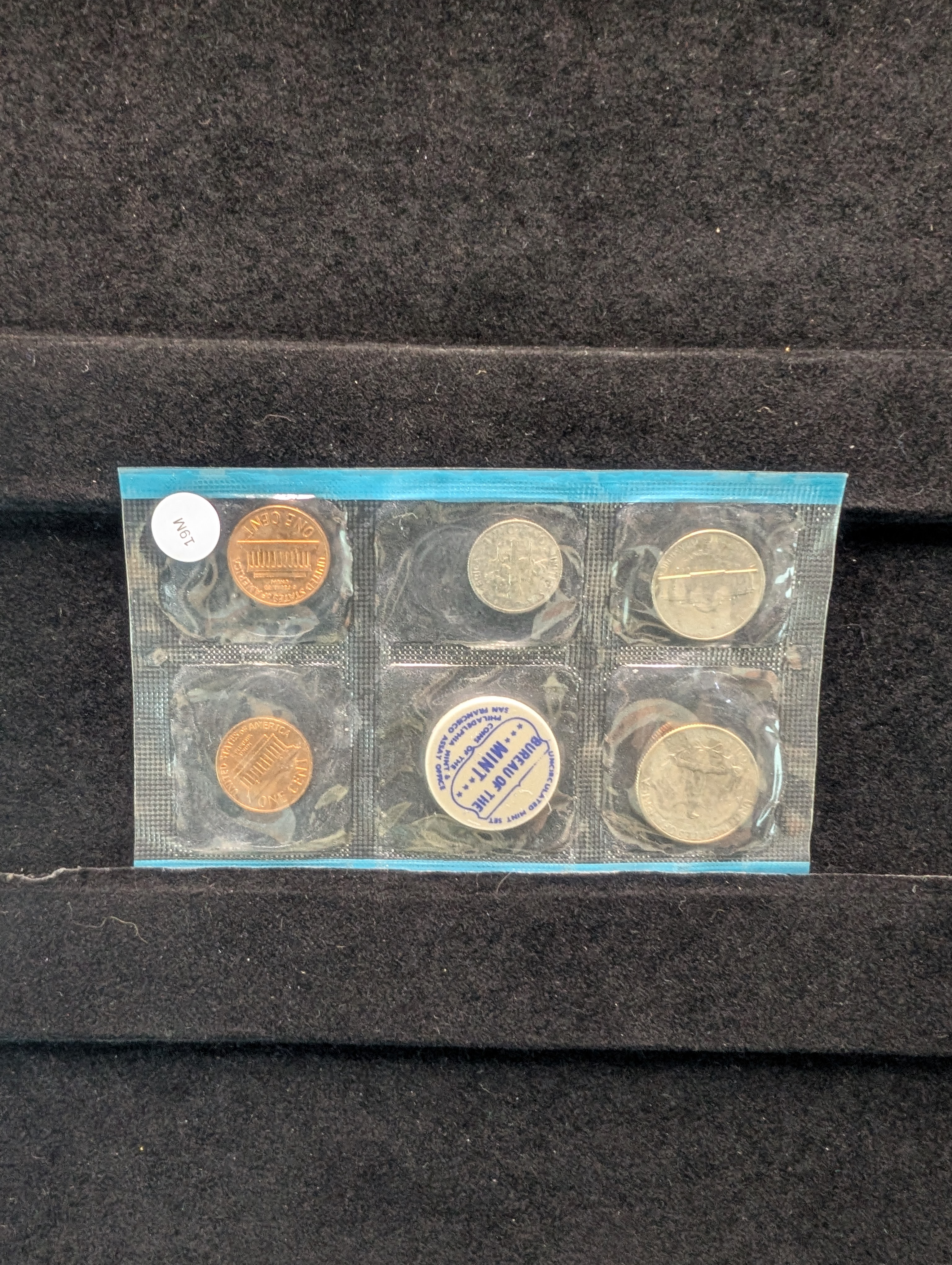 1969-P U.S. Uncirculated Mint Coin Set W/ S Cent - P Set Only