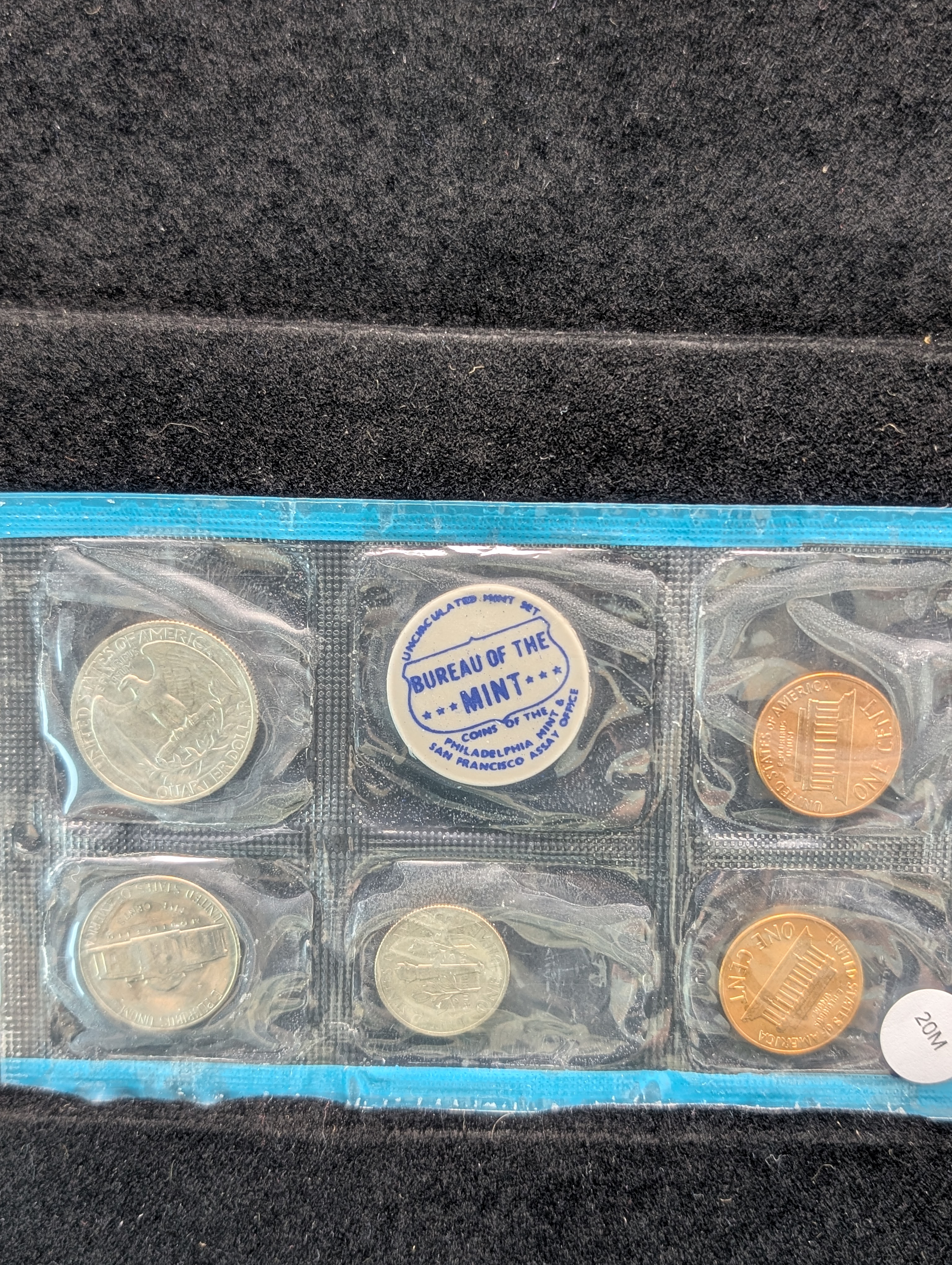 1970-P U.S. Uncirculated Mint Coin Set W/ S Cent - P Set Only