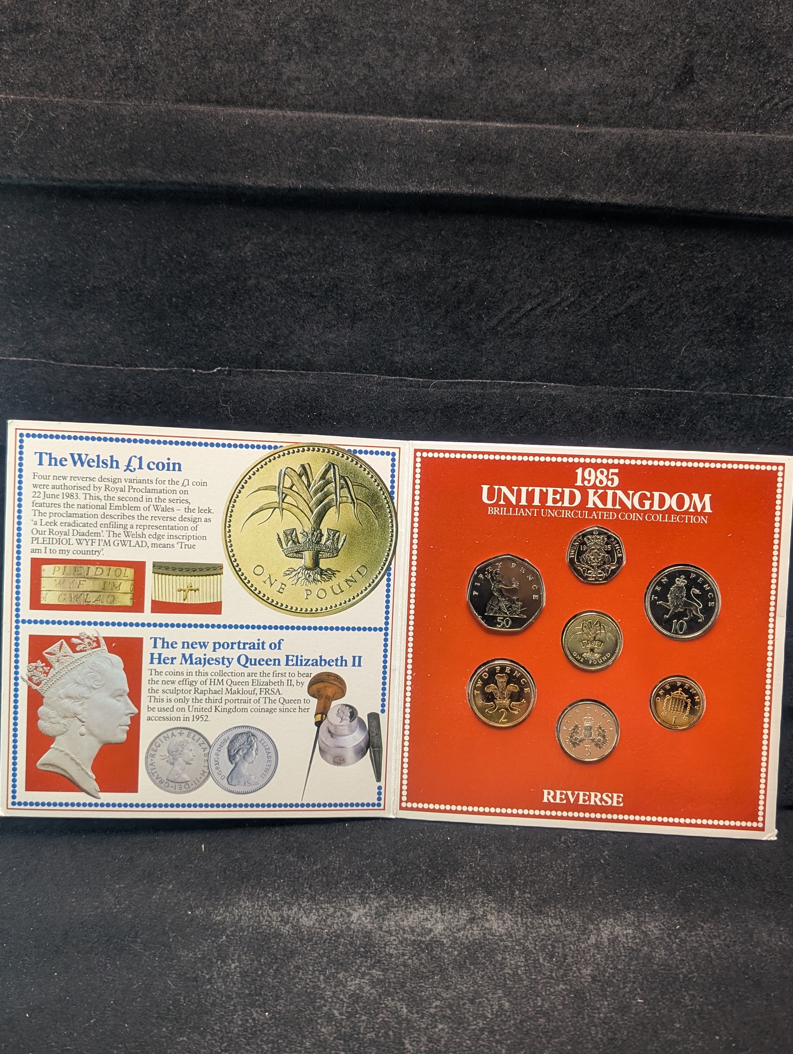 1985 United Kingdom Uncirculated Coin Collection