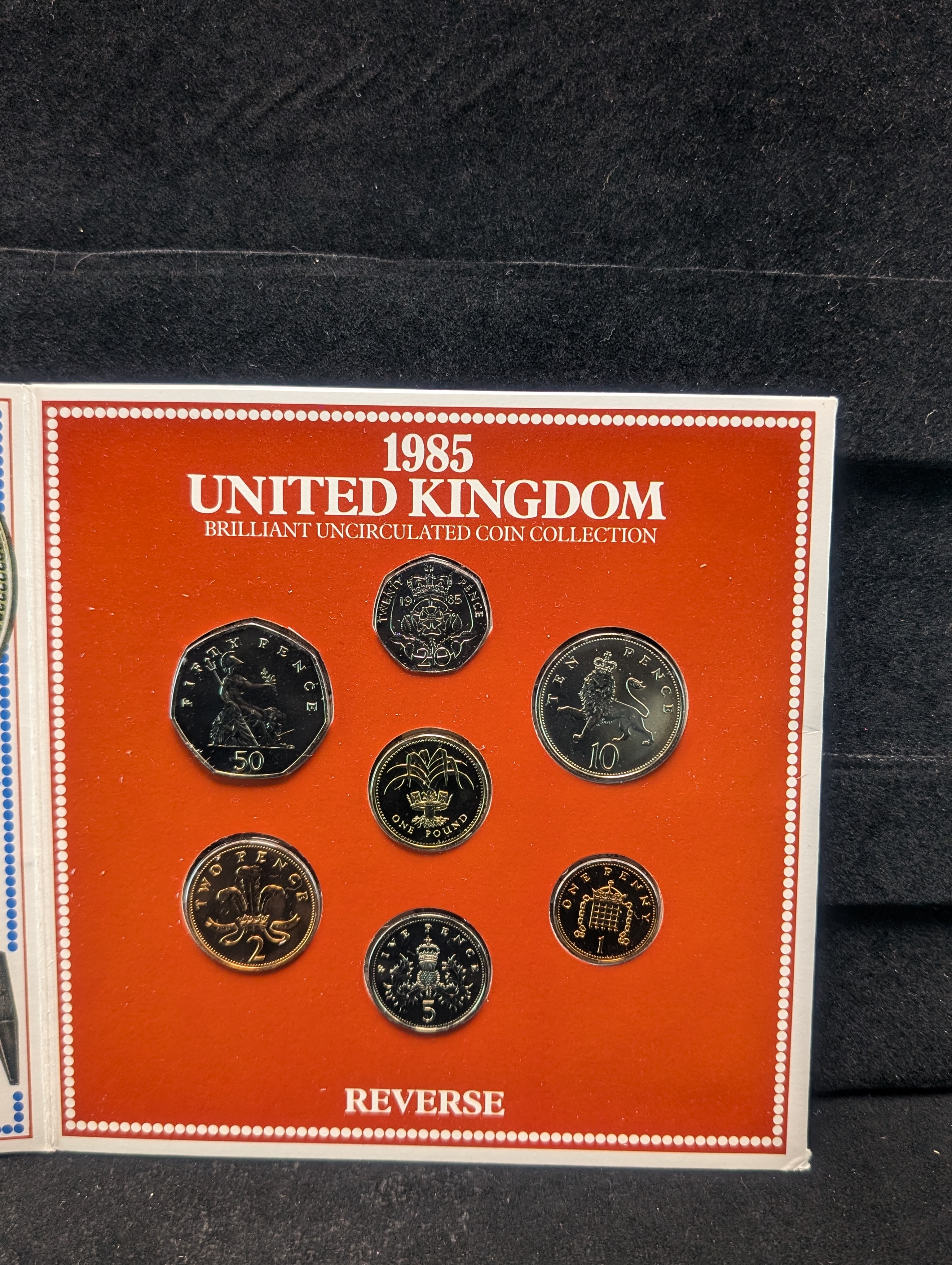 1985 United Kingdom Uncirculated Coin Collection