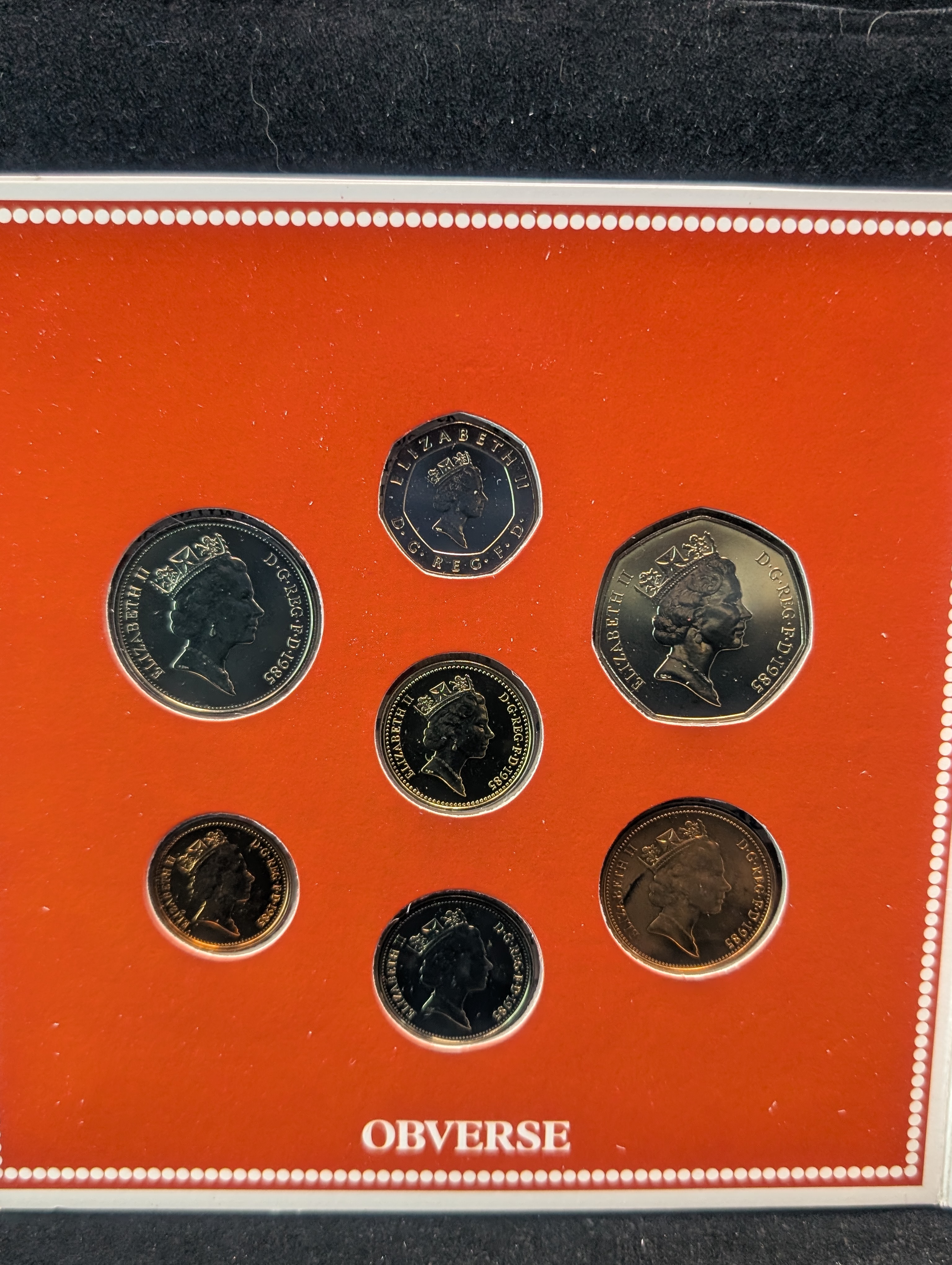 1985 United Kingdom Uncirculated Coin Collection