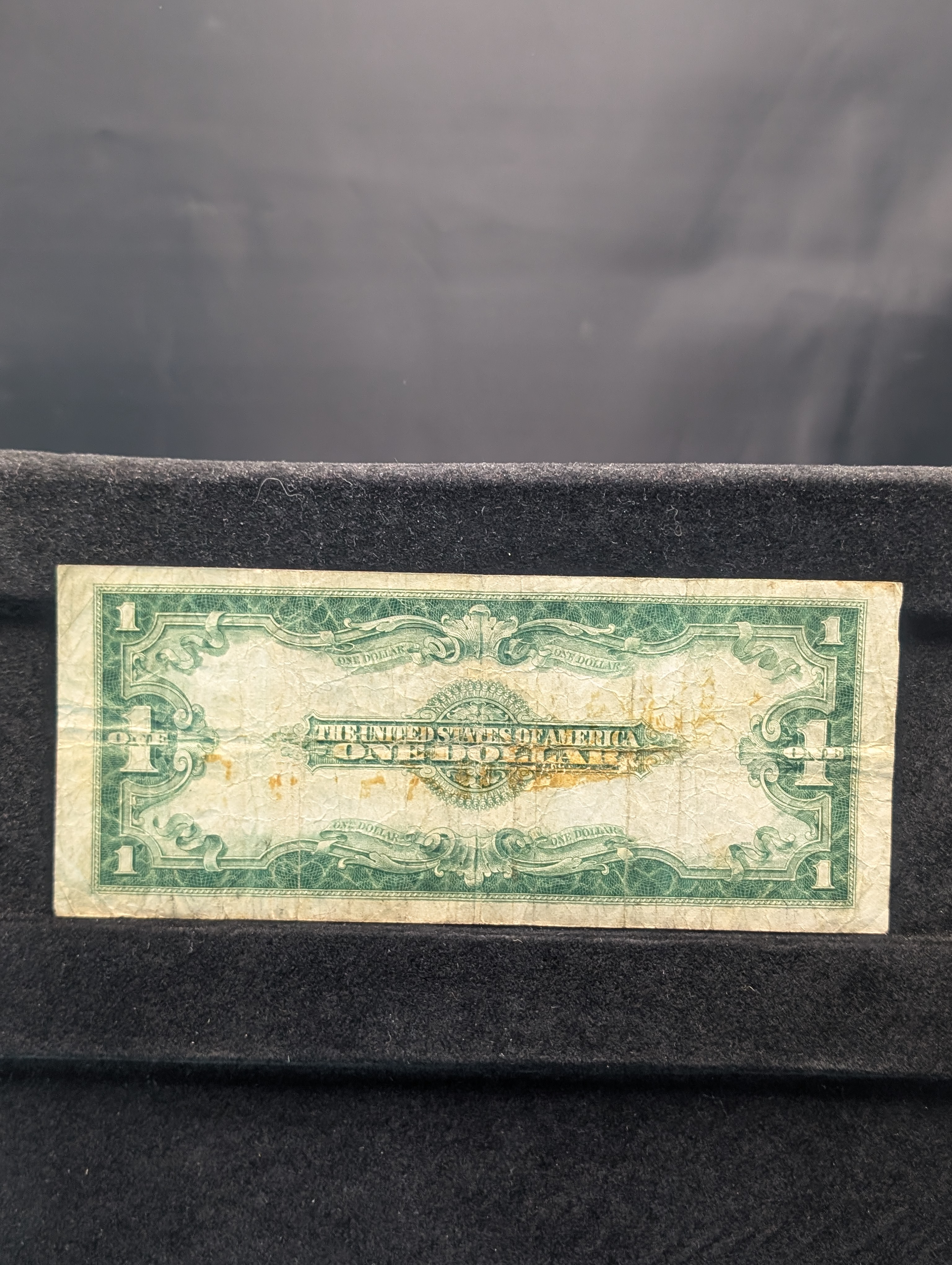 1923 Series U.S. $1 Silver Certificate Note, Funny Back