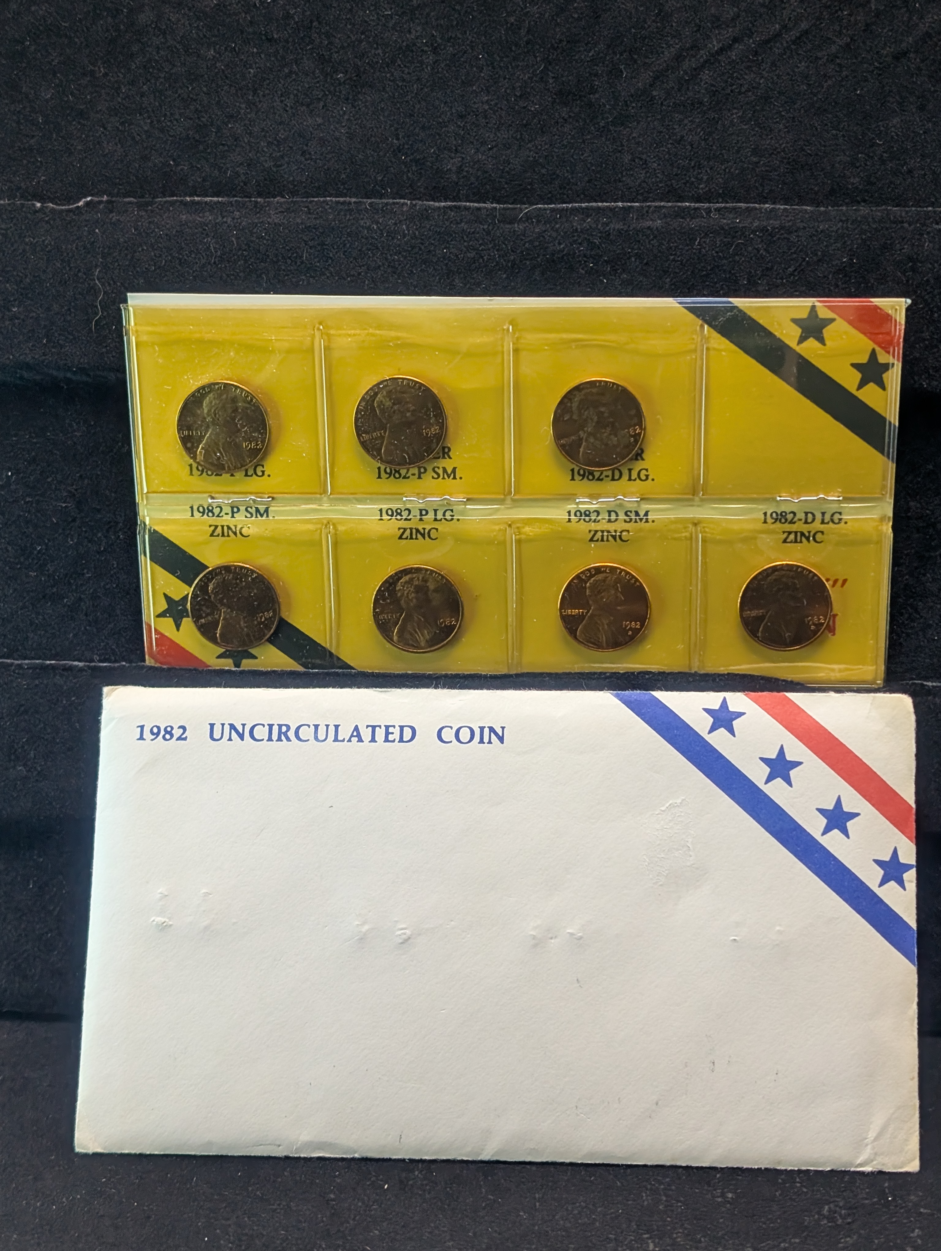 1982 U.S. Uncirculated Lincoln Memorial Cent Set