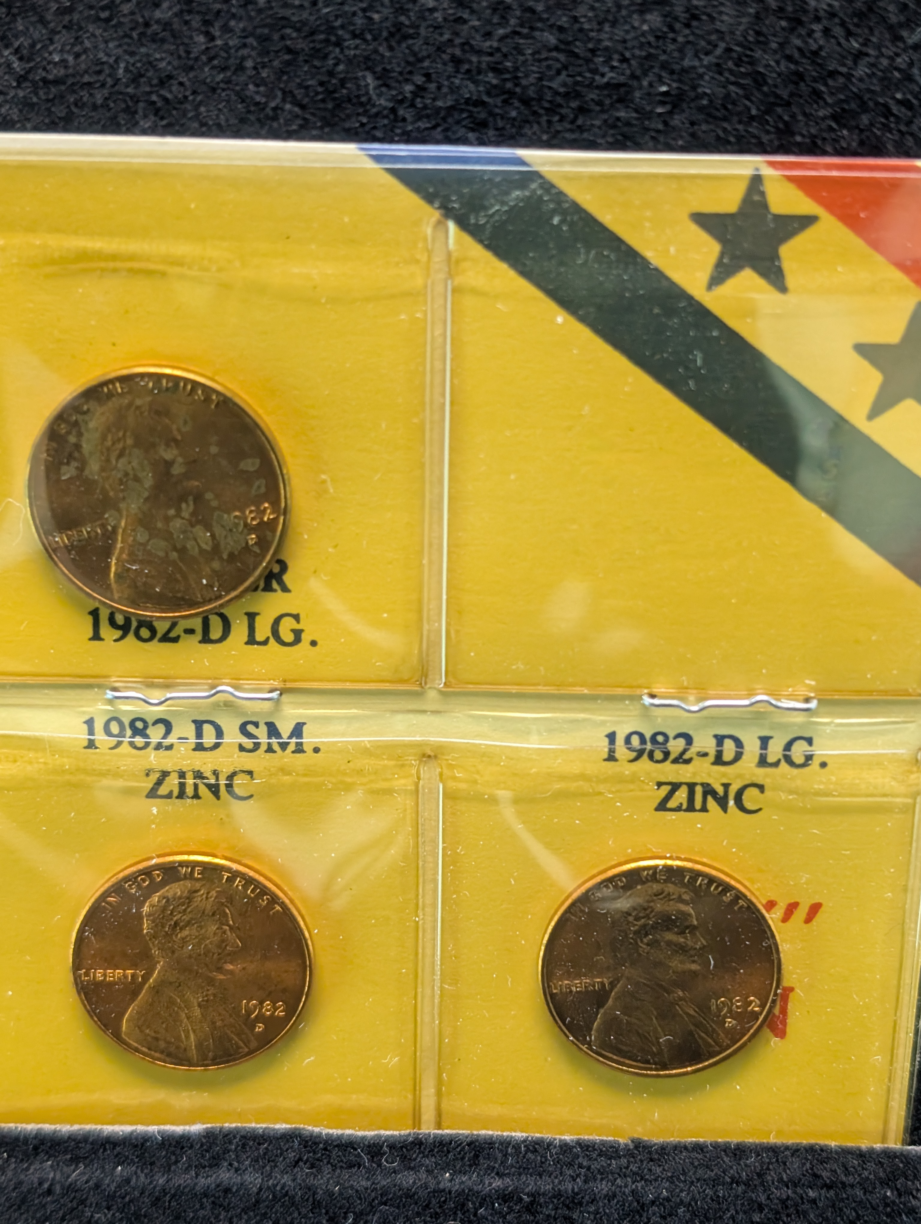 1982 U.S. Uncirculated Lincoln Memorial Cent Set