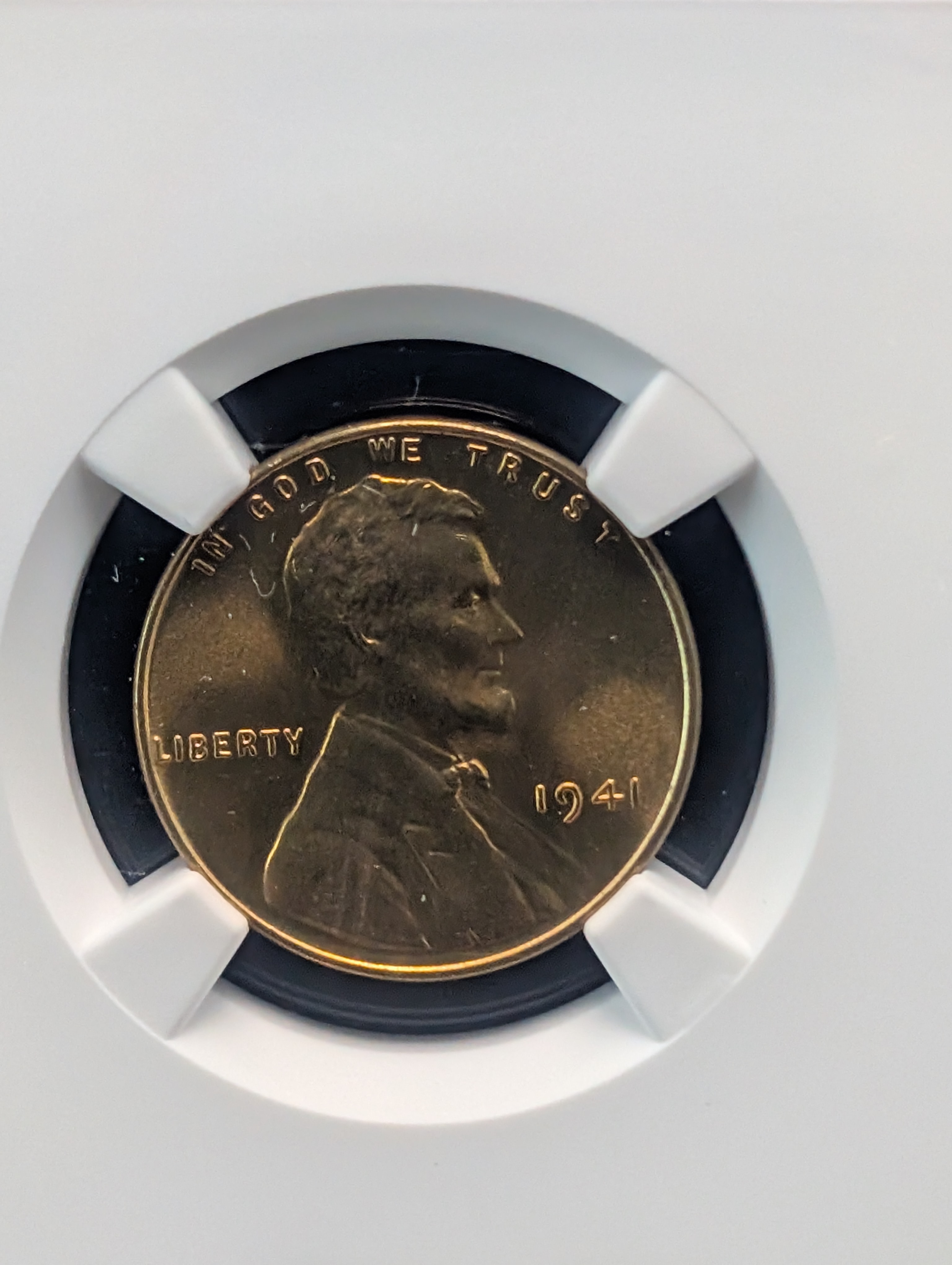 1941-P Lincoln Wheat Cent NGC MS 67 RD