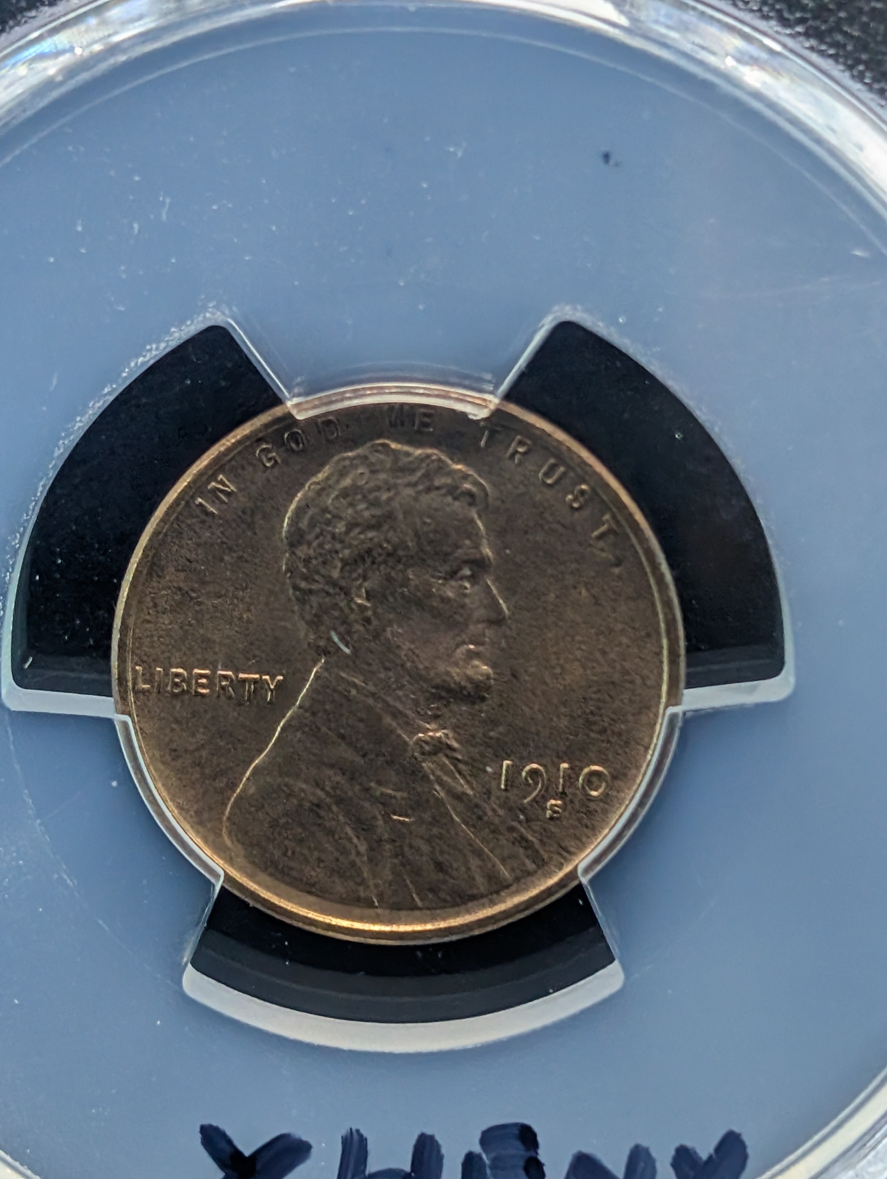 1910-S Lincoln Wheat Cent PCGS Genuine Cleaned-UNC Detail