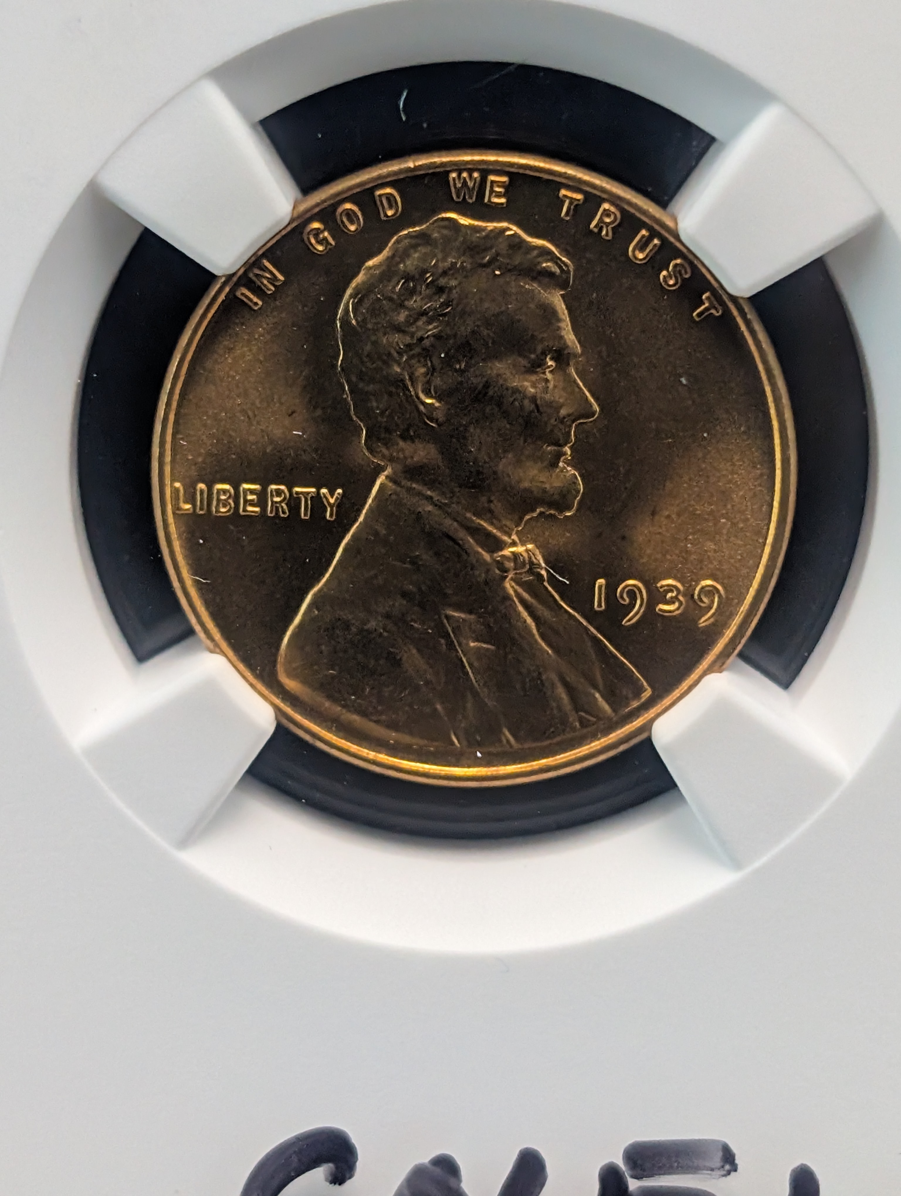 1939-P Lincoln Wheat Cent NGC MS 67 RD
