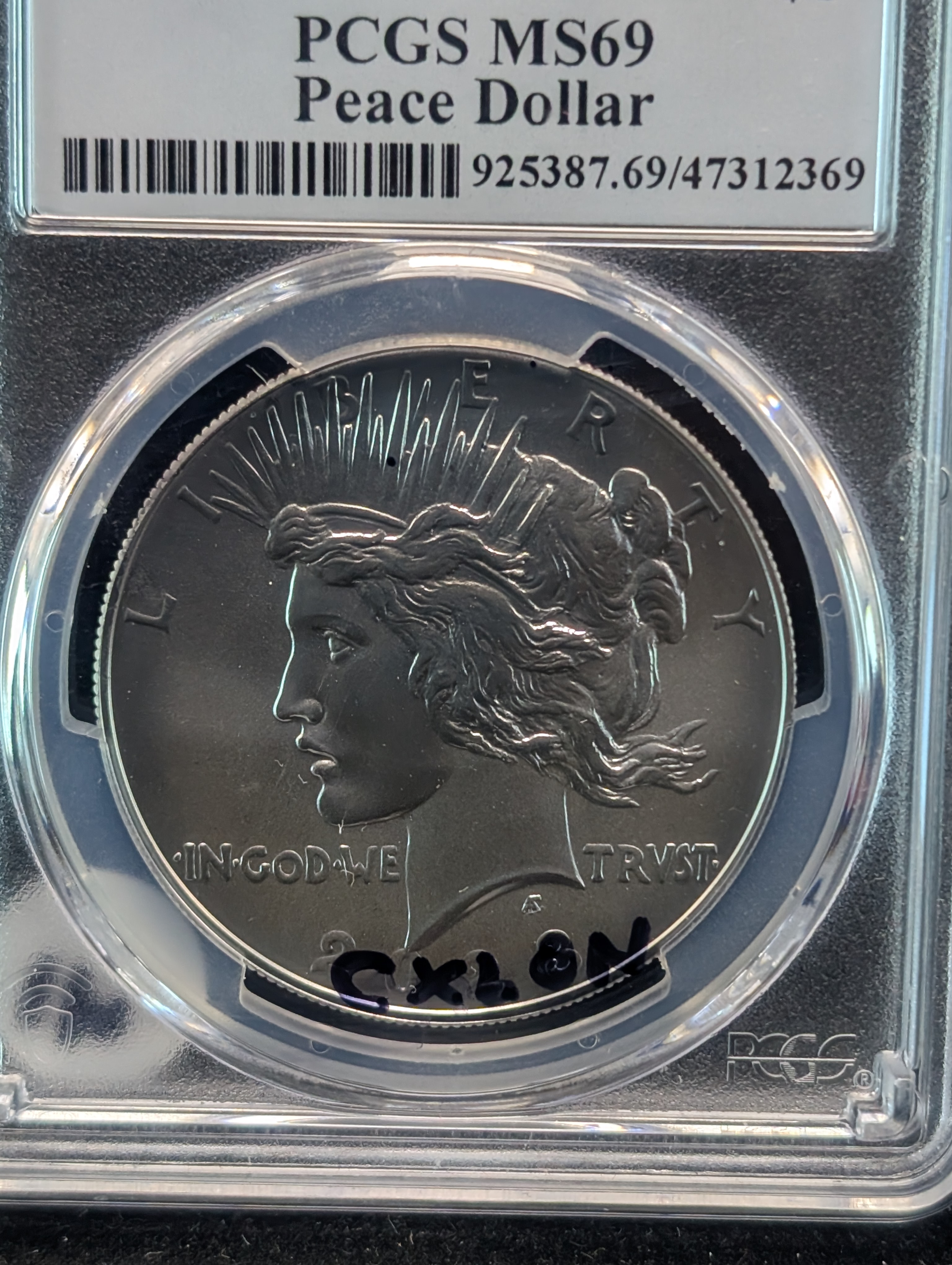 2023 Peace Dollar PCGS MS69 - First Day of Issue