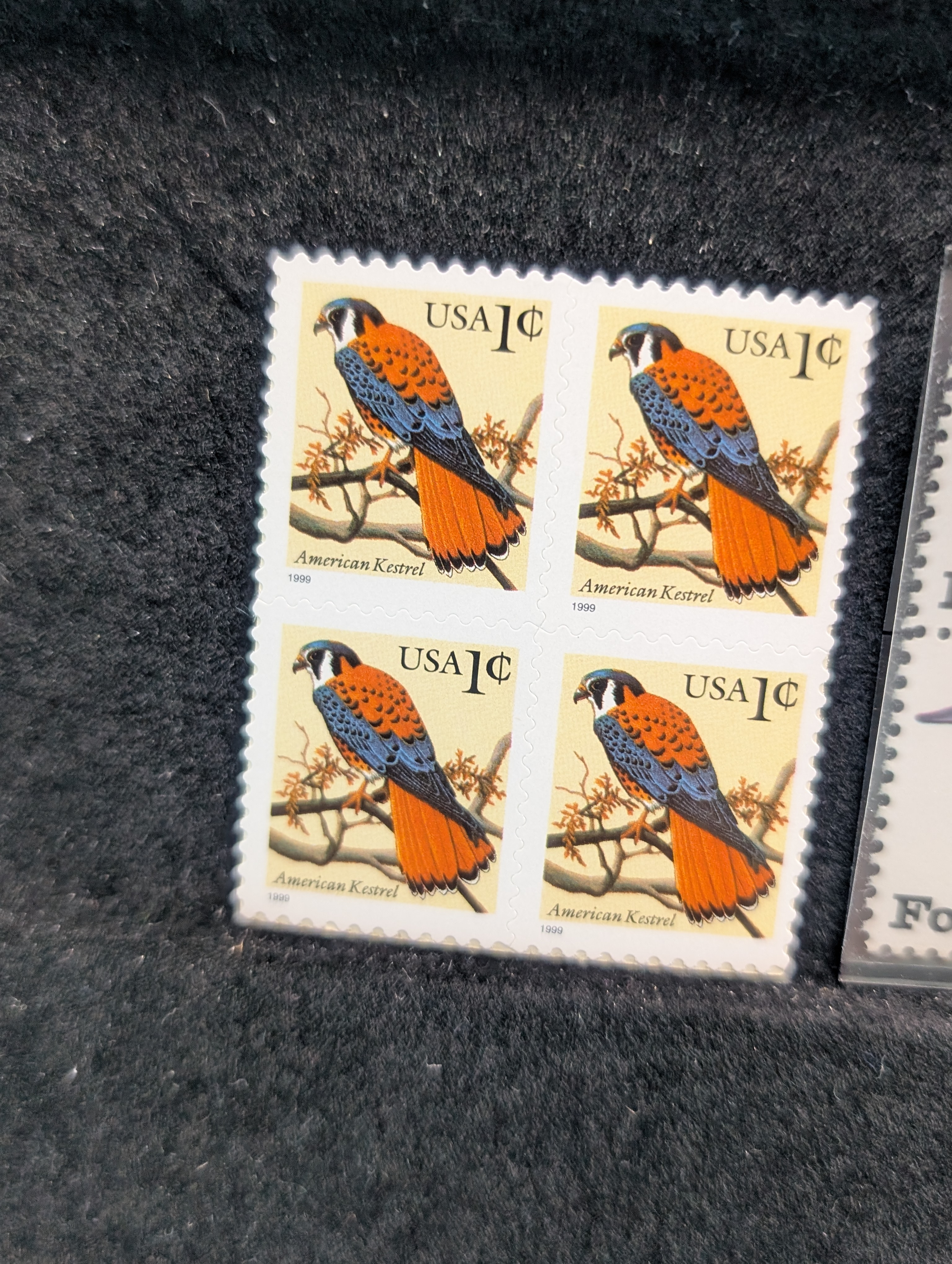 (5) Assorted U.S. Four Block Stamps, All Mint, Original Gum, Never Hinged