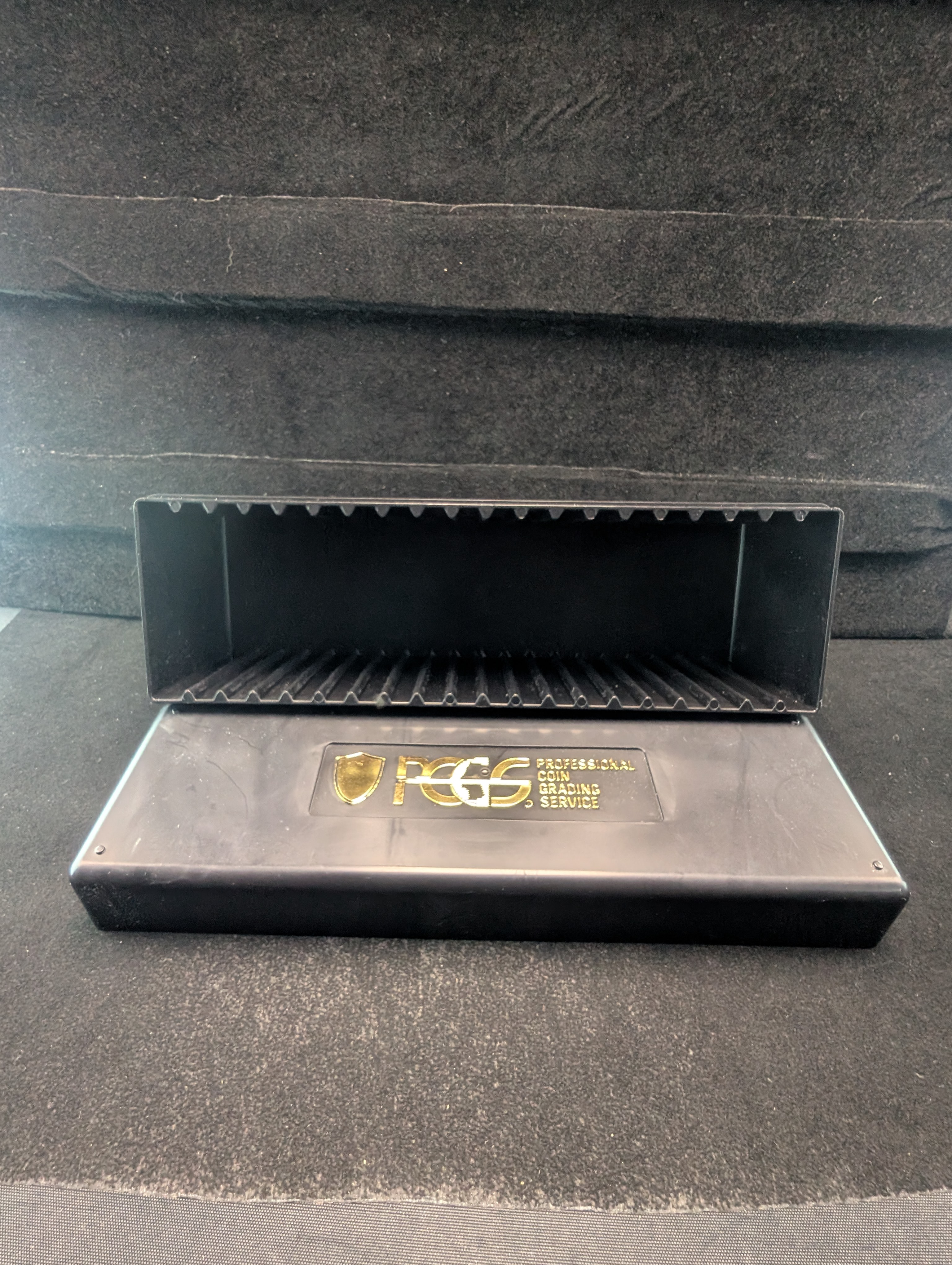Black Plastic PCGS Graded Coin Storage Box