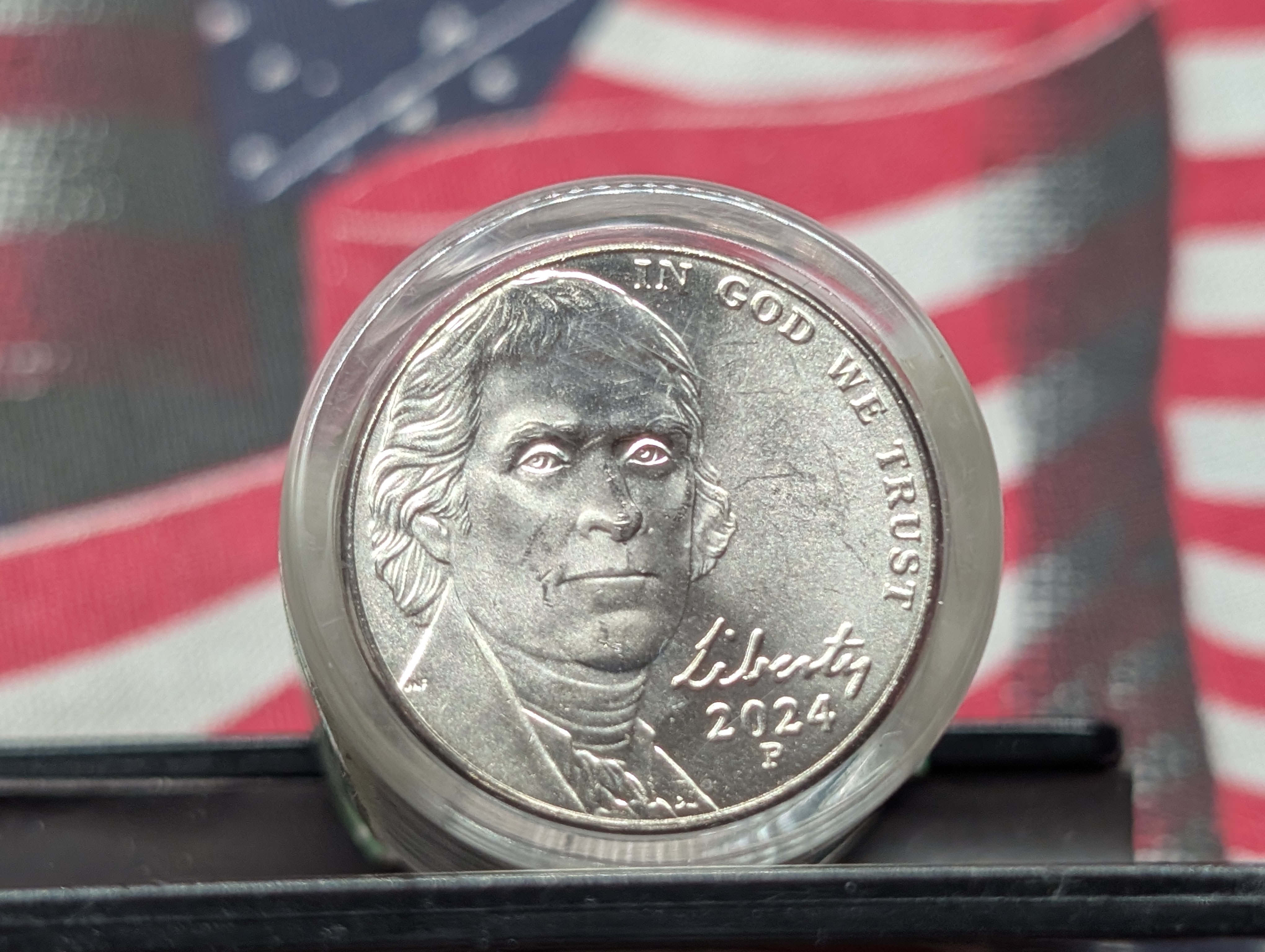 Roll of (12) 2024-P Uncirculated Jefferson Nickels