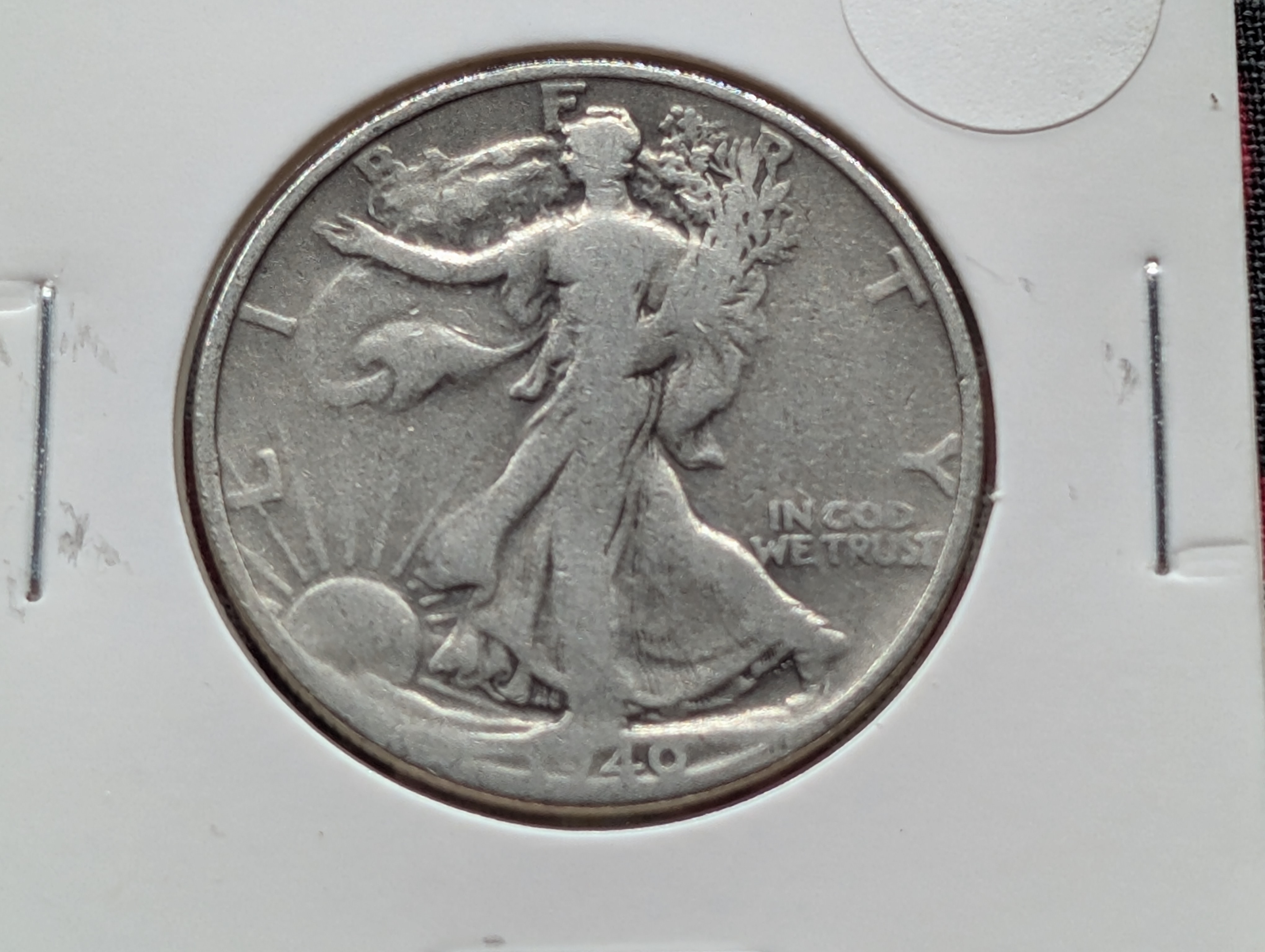 1940-S Walking Liberty 90% Silver Half Dollar