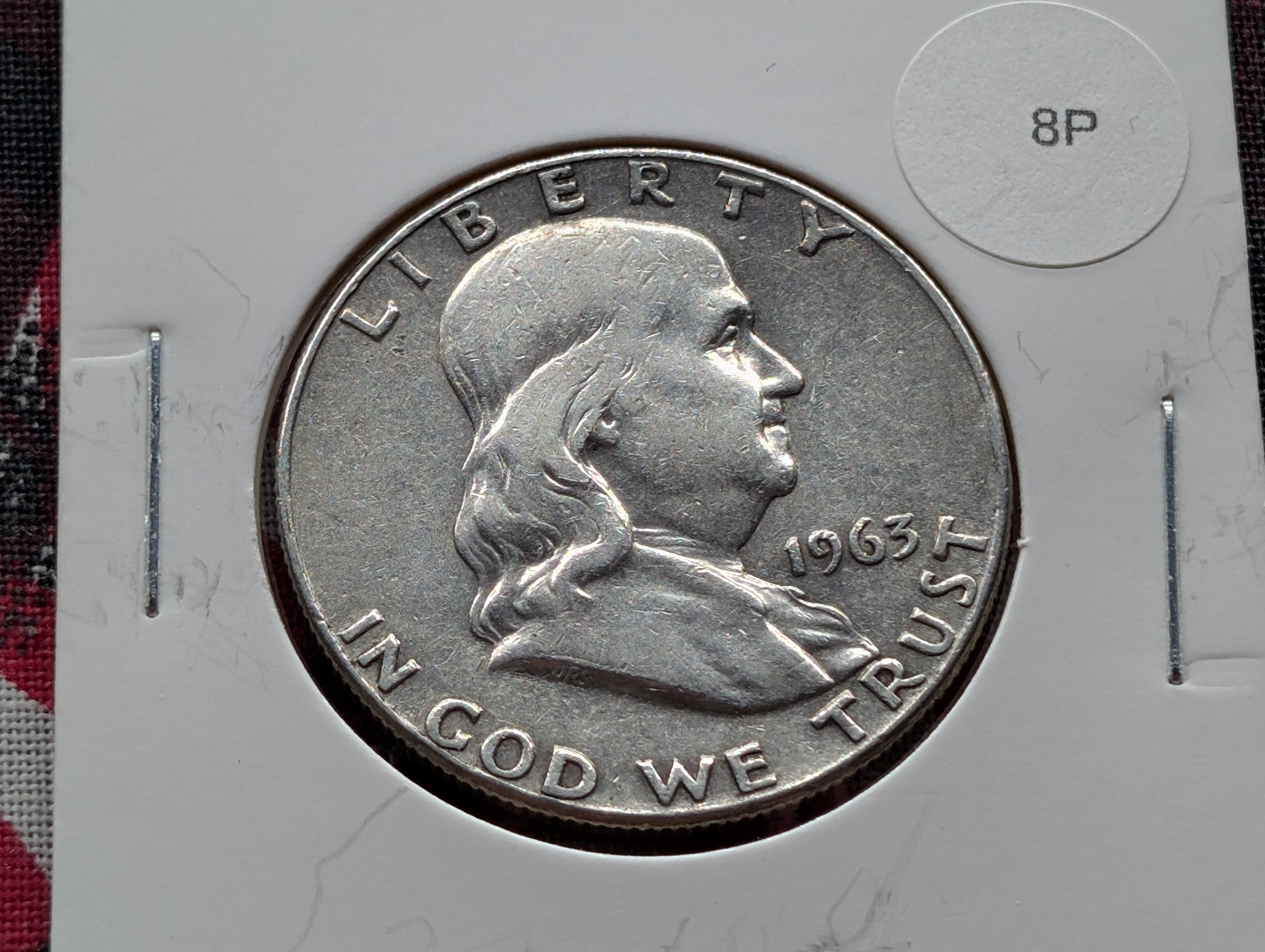 1963-D Franklin 90% Silver Half Dollar