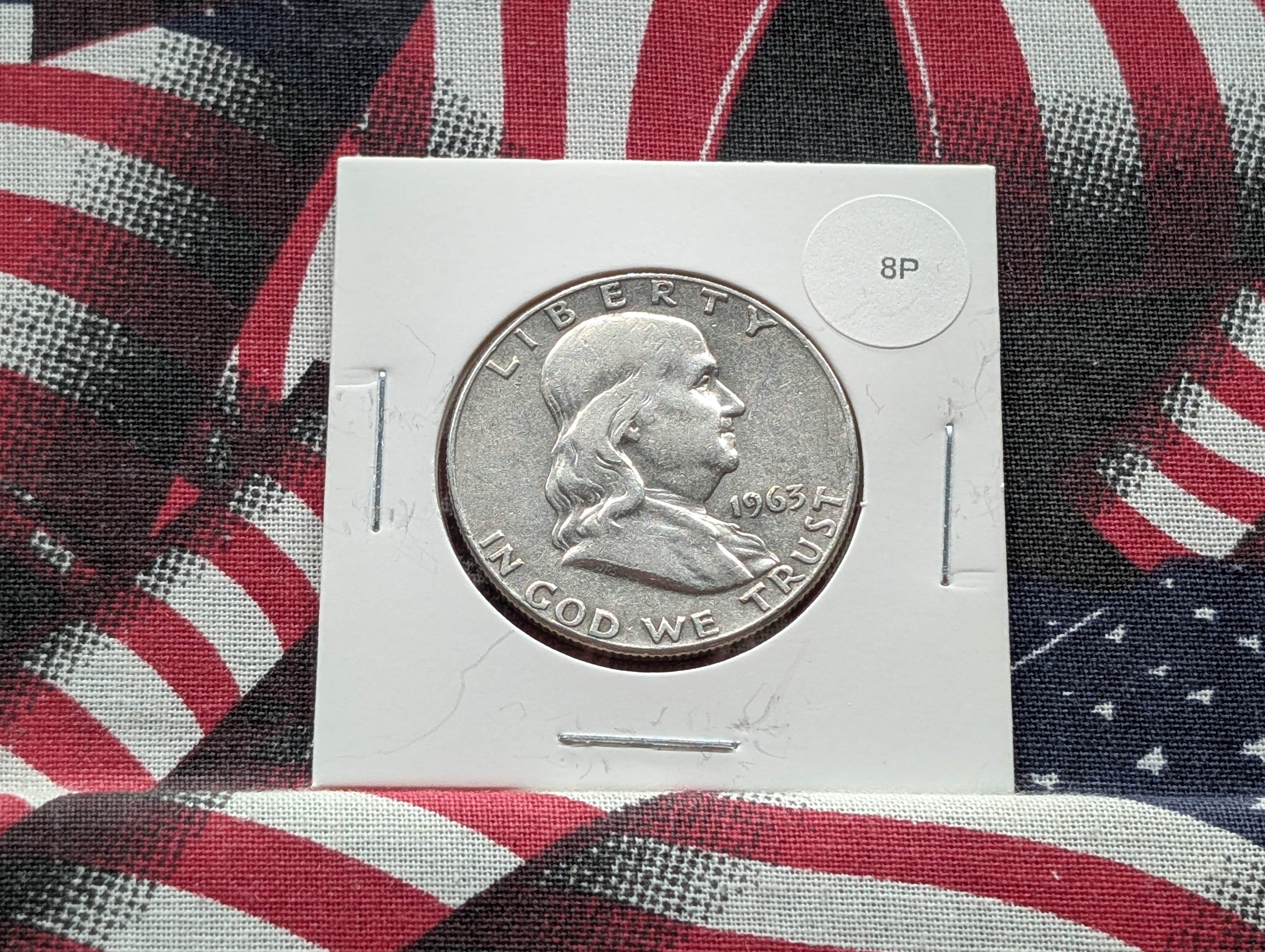 1963-D Franklin 90% Silver Half Dollar