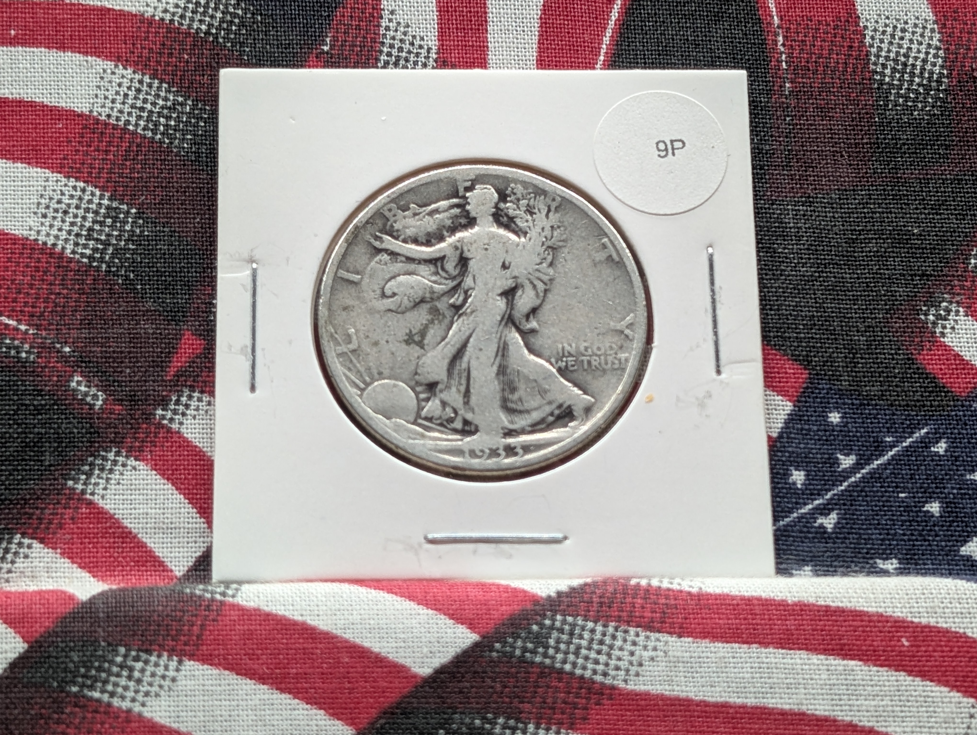 1933-S Walking Liberty 90% Silver Half Dollar