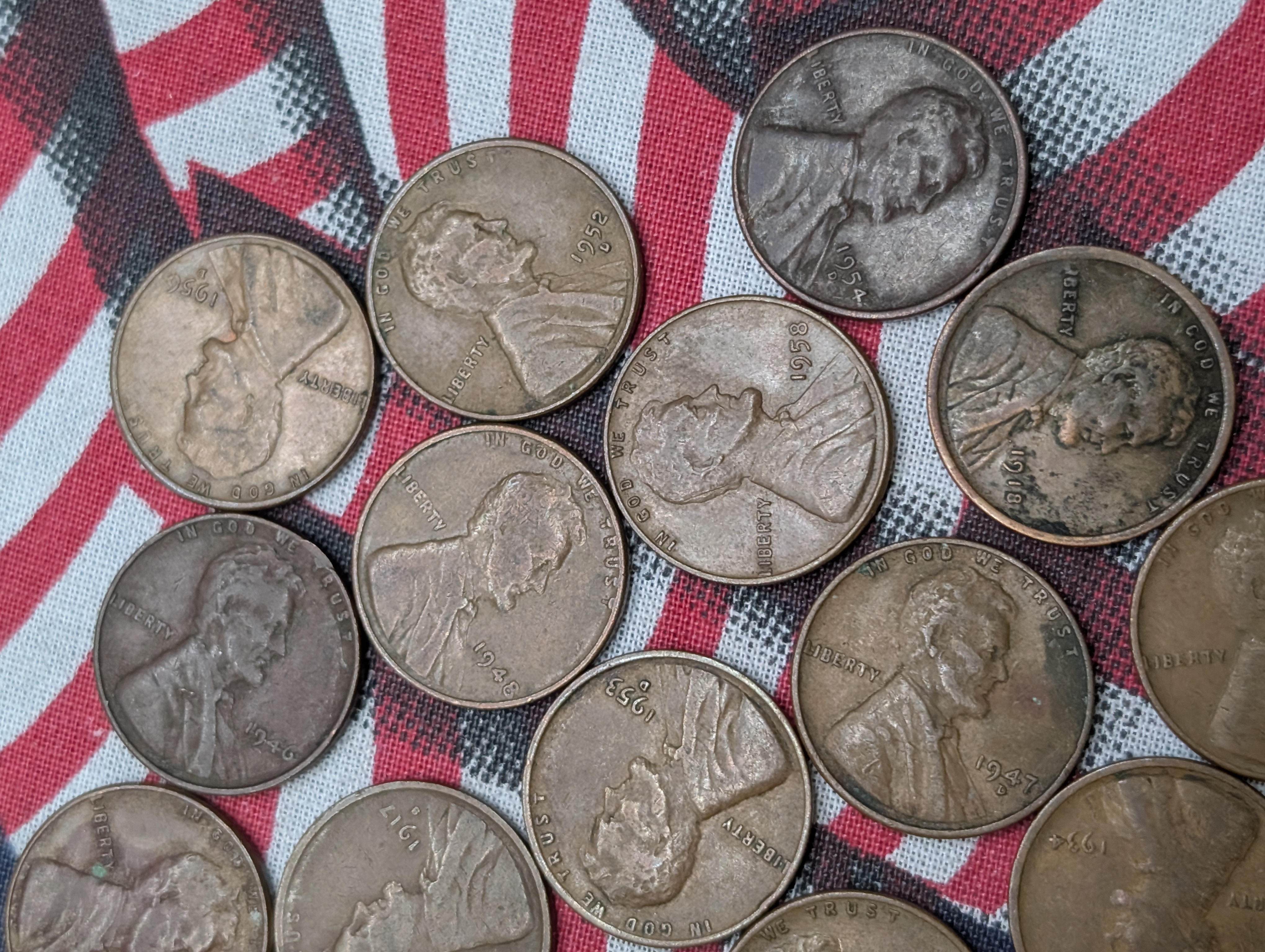 (25) Mixed Date Lincoln Wheat Cents