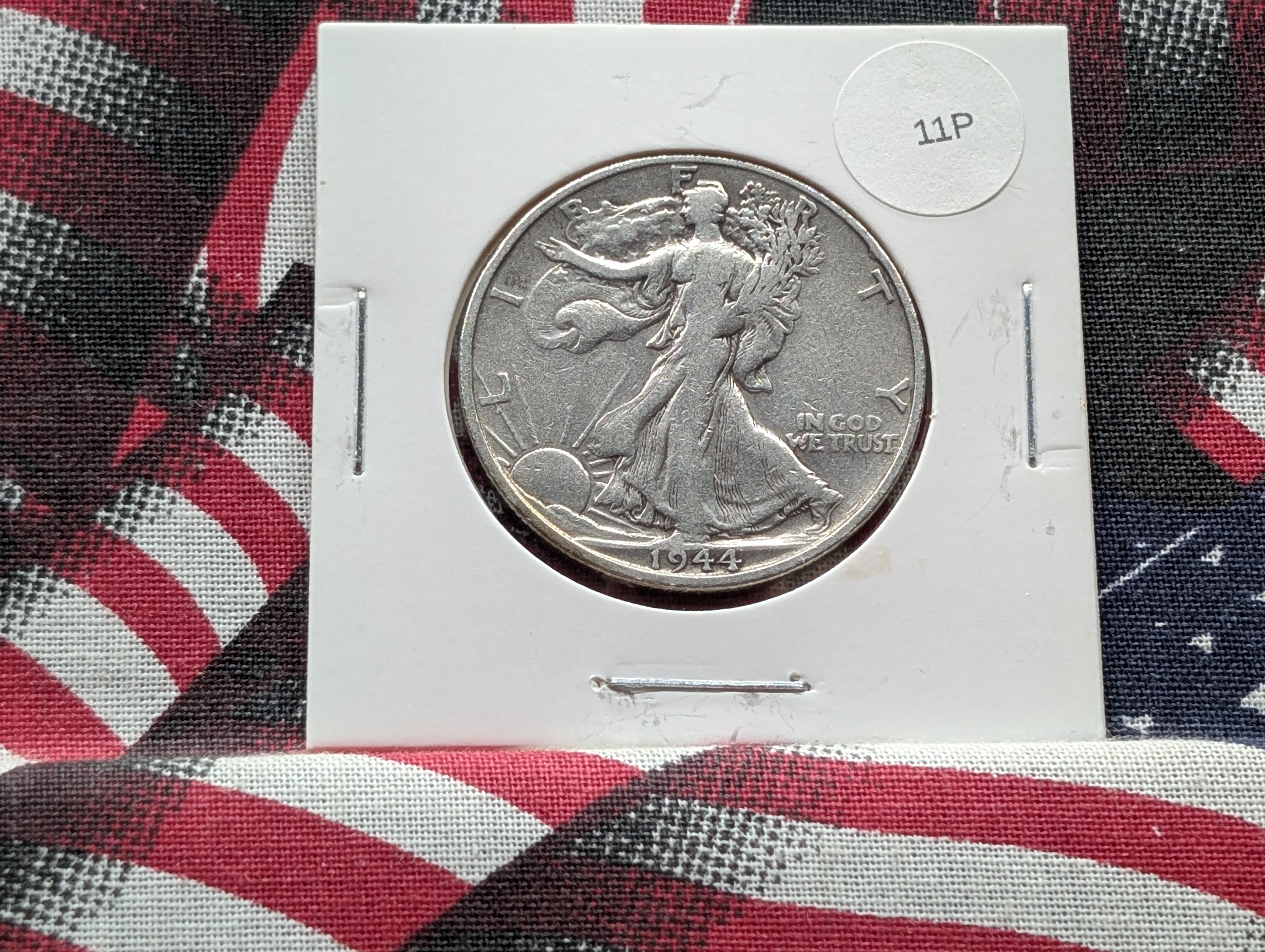 1944-S Walking Liberty 90% Silver Half Dollar