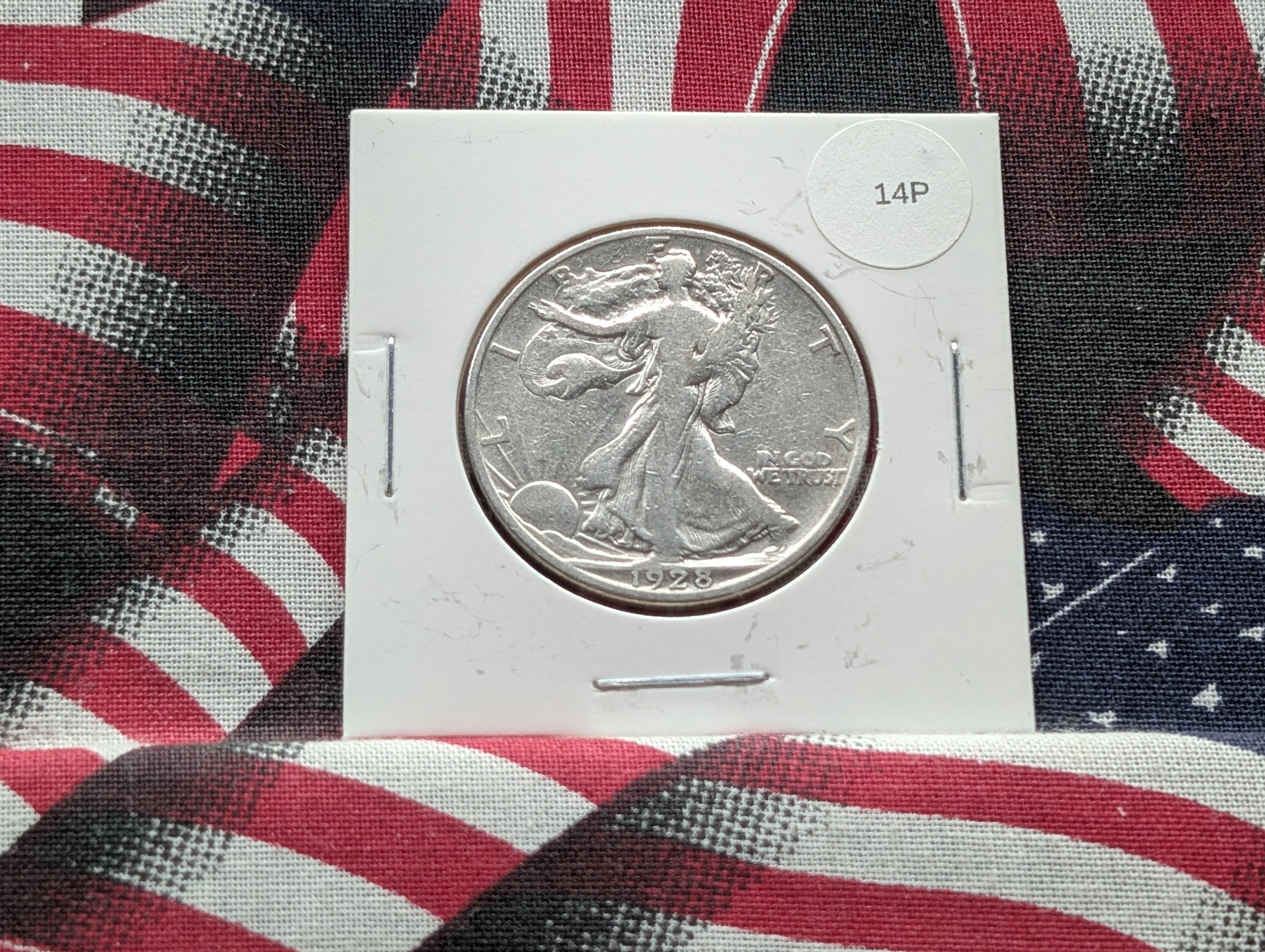 1928-S Walking Liberty 90% Silver Half Dollar