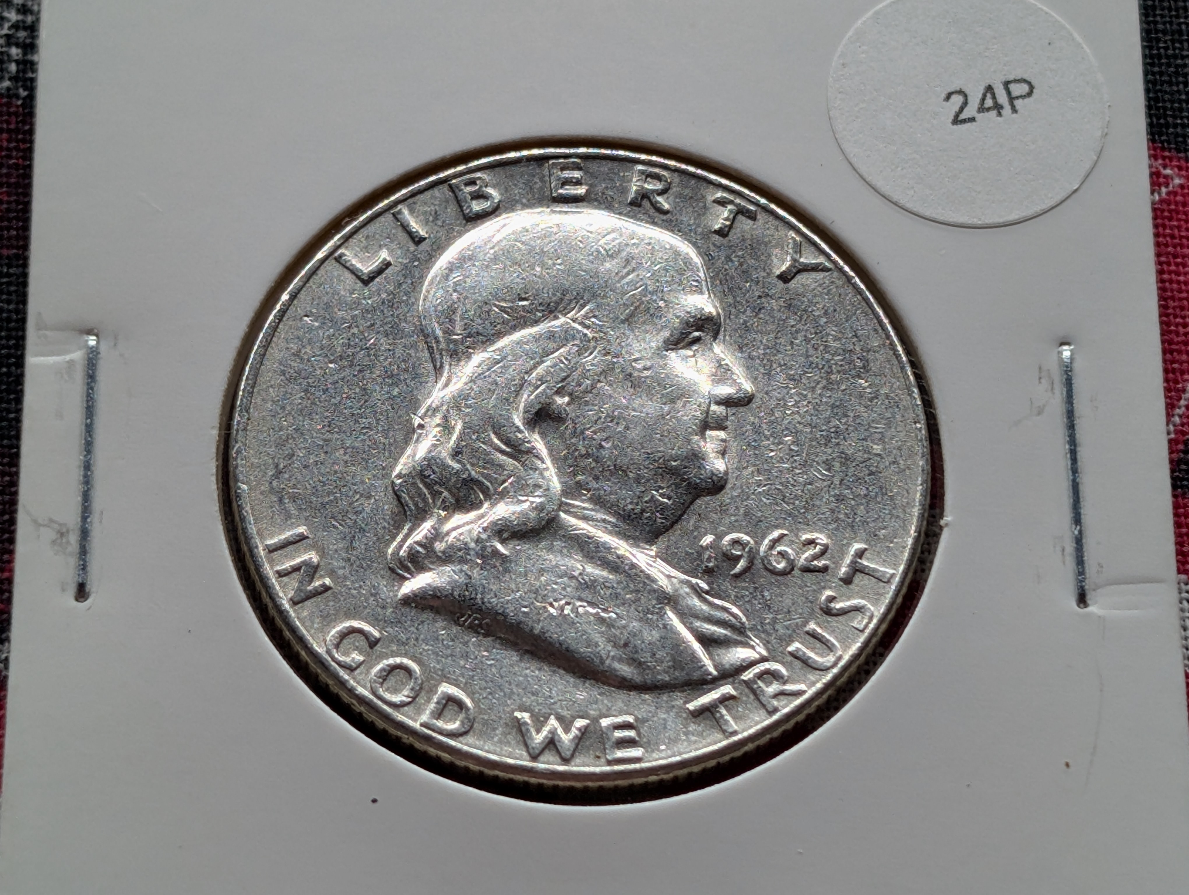 1962-D Franklin 90% Silver Half Dollar