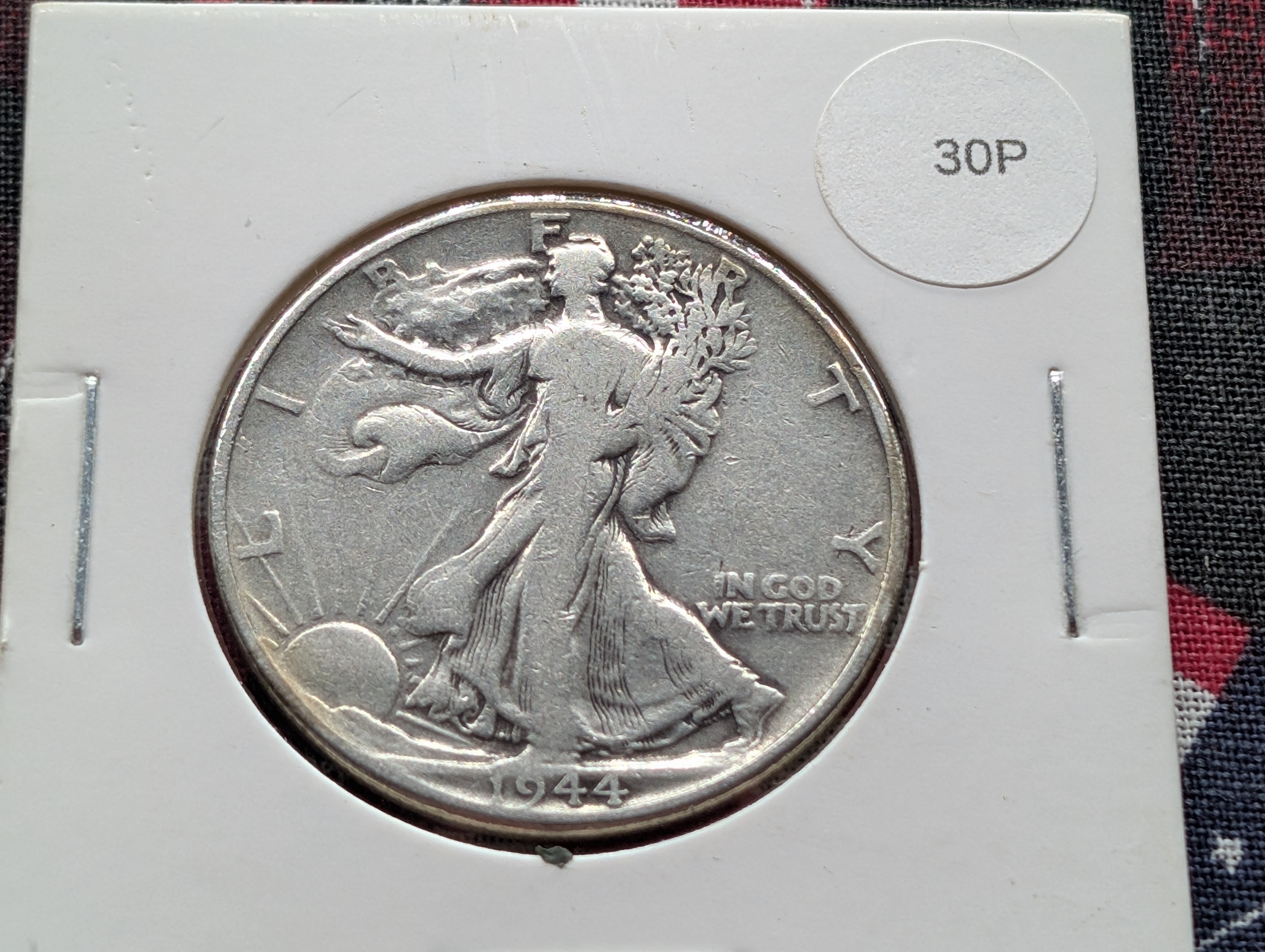 1944-P Walking Liberty 90% Silver Half Dollar