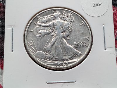 1942-D Walking Liberty 90% Silver Half Dollar Condition PLEASE NOTE Some coins may have a grade 