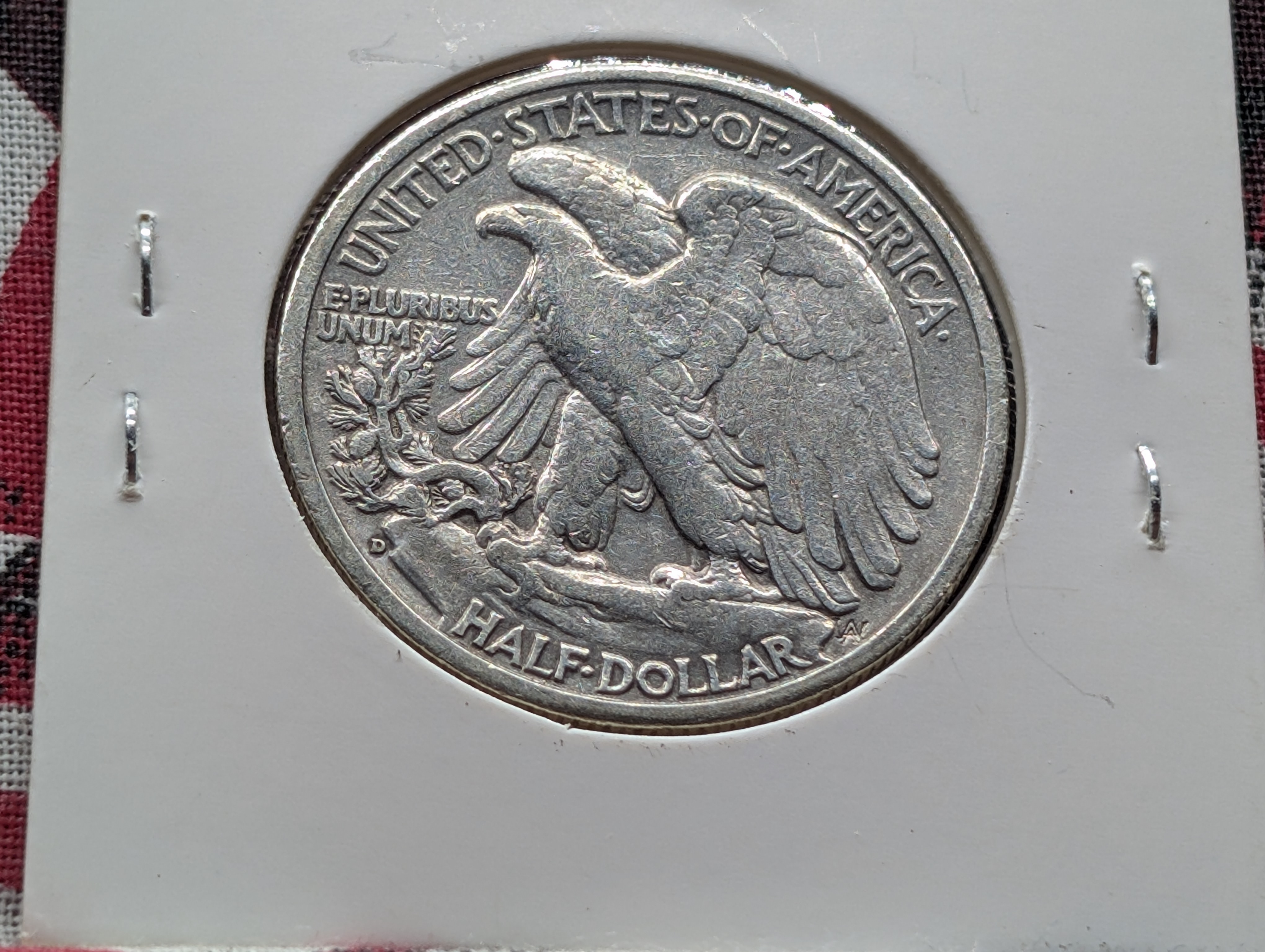 1942-D Walking Liberty 90% Silver Half Dollar