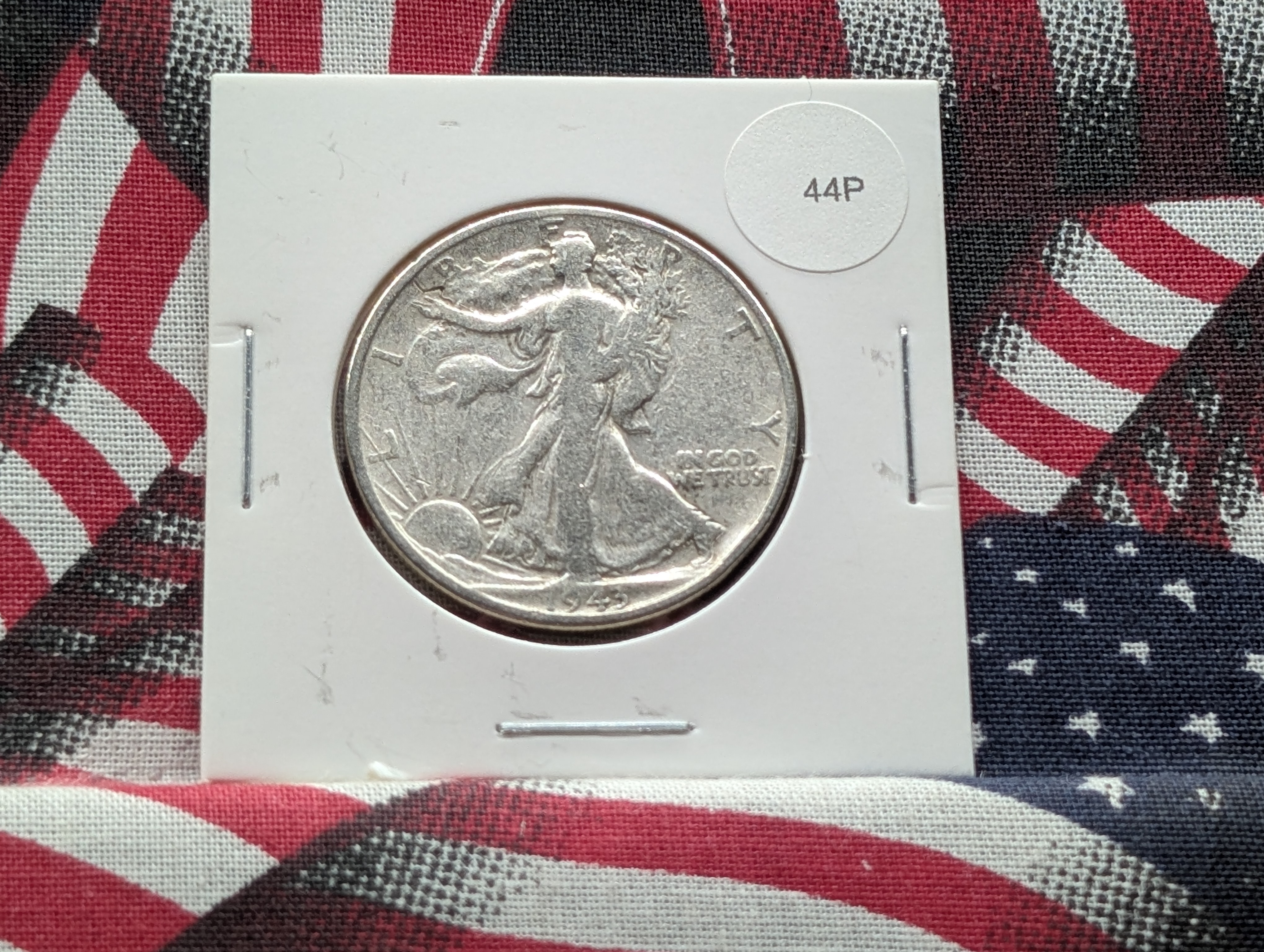 1943-S Walking Liberty 90% Silver Half Dollar