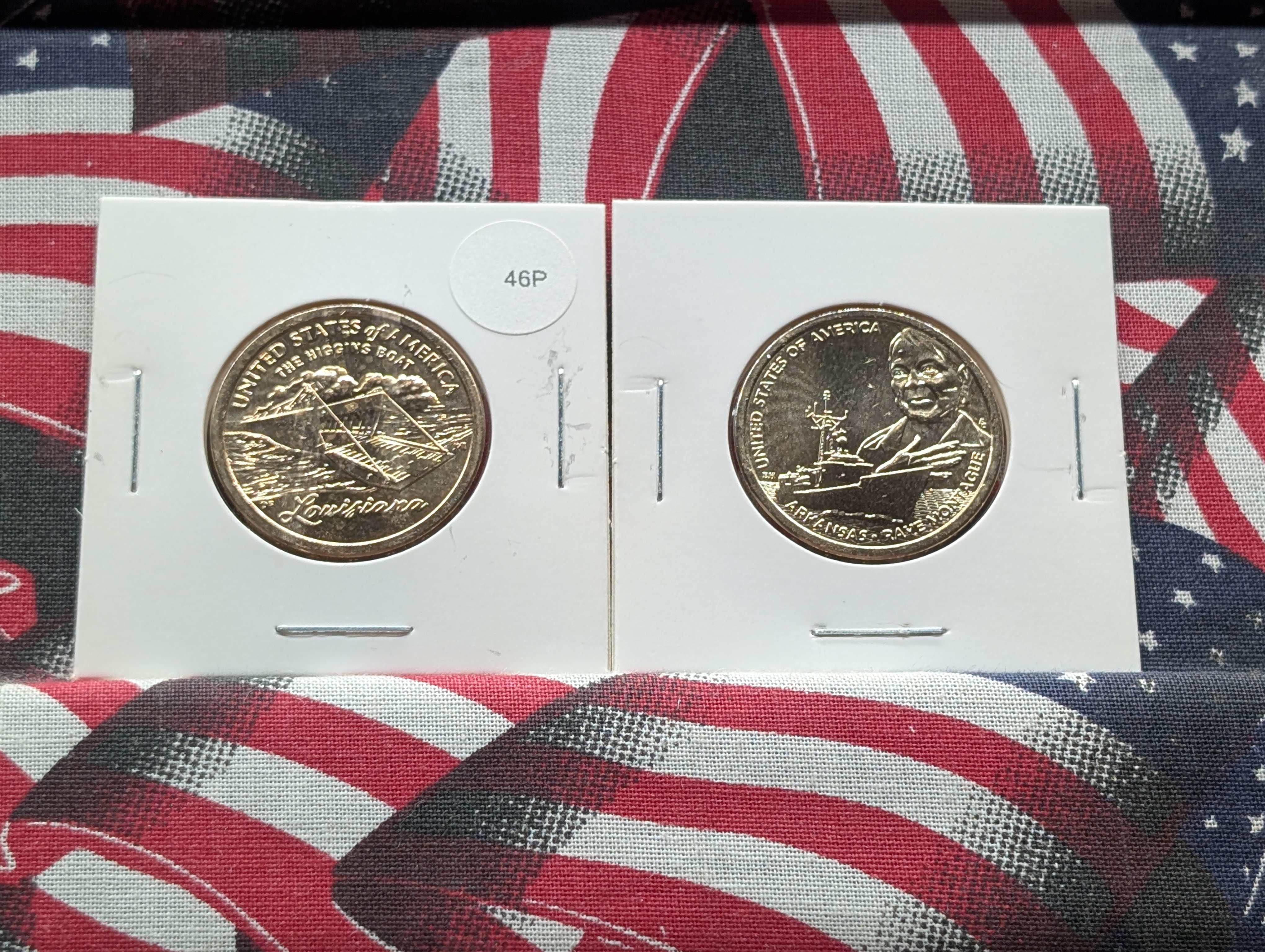 2023-D Louisiana (LA) & 2025-D Arkansas (AR) Uncirculated Innovation Dollars