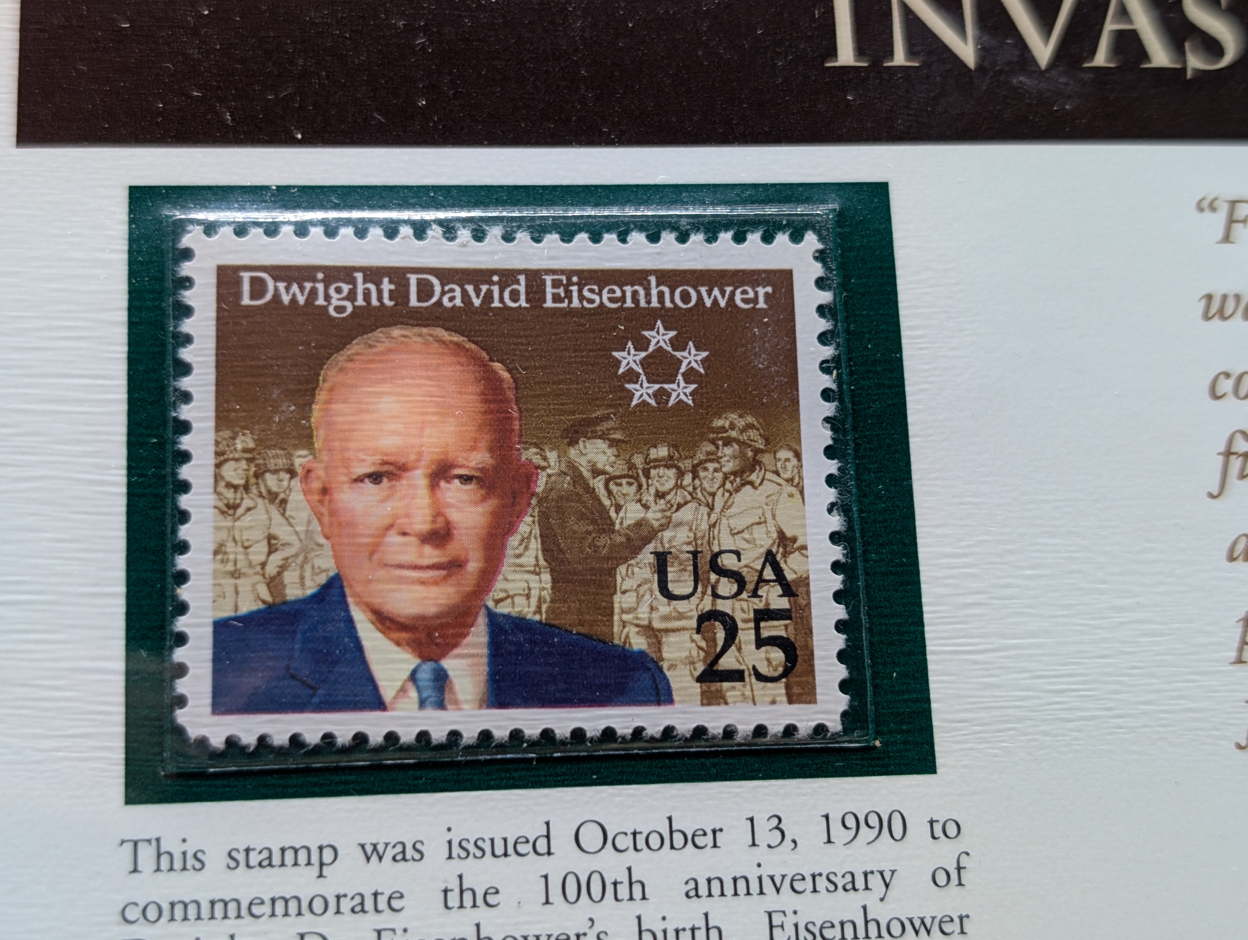 1963 P& D Silver Roosevelt Dimes with Stamp in Binder Sleeve Display - Both Are 90% Silver