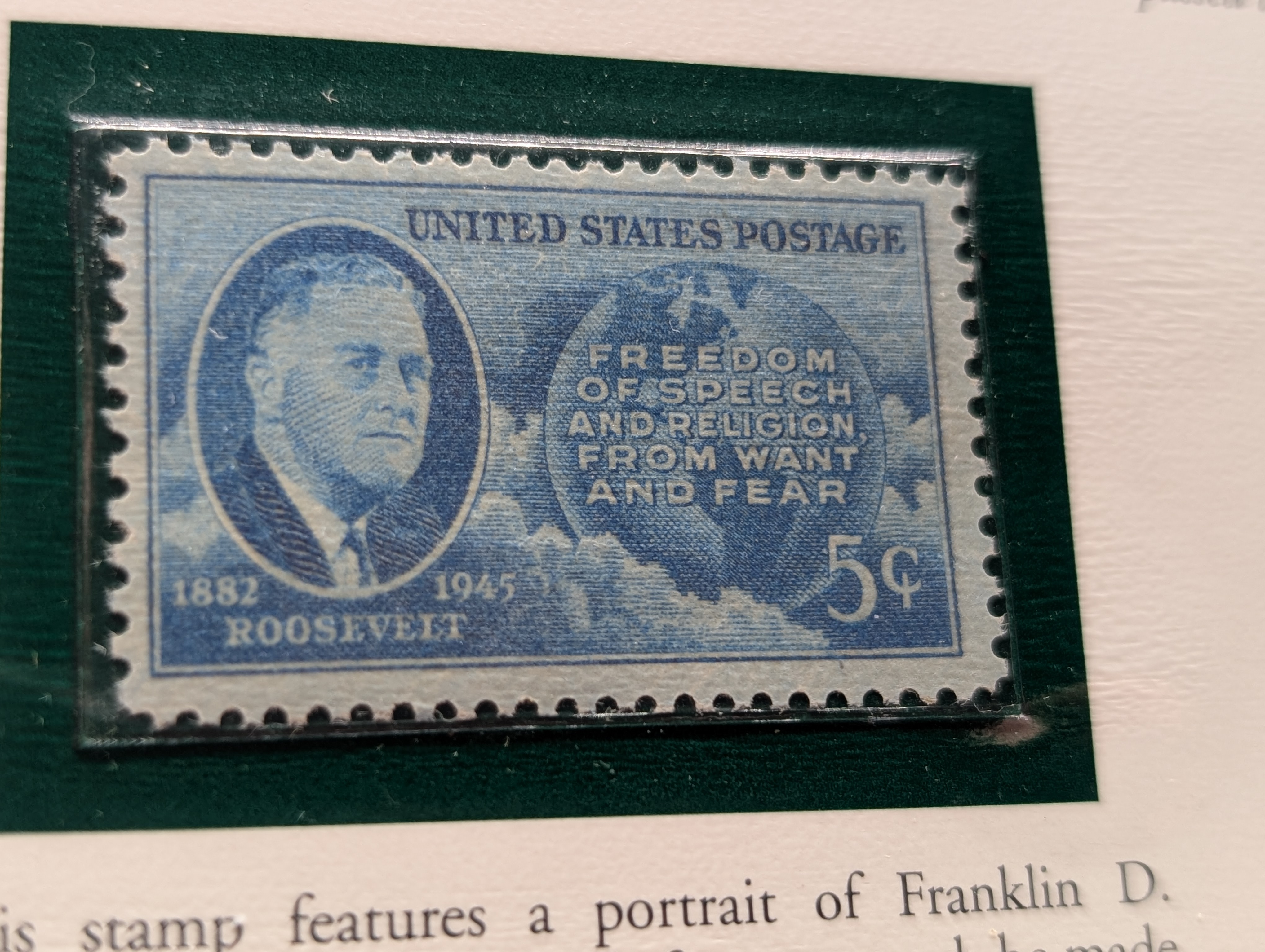 1964 P& D Silver Roosevelt Dimes with Stamp in Binder Sleeve Display - Both Are 90% Silver