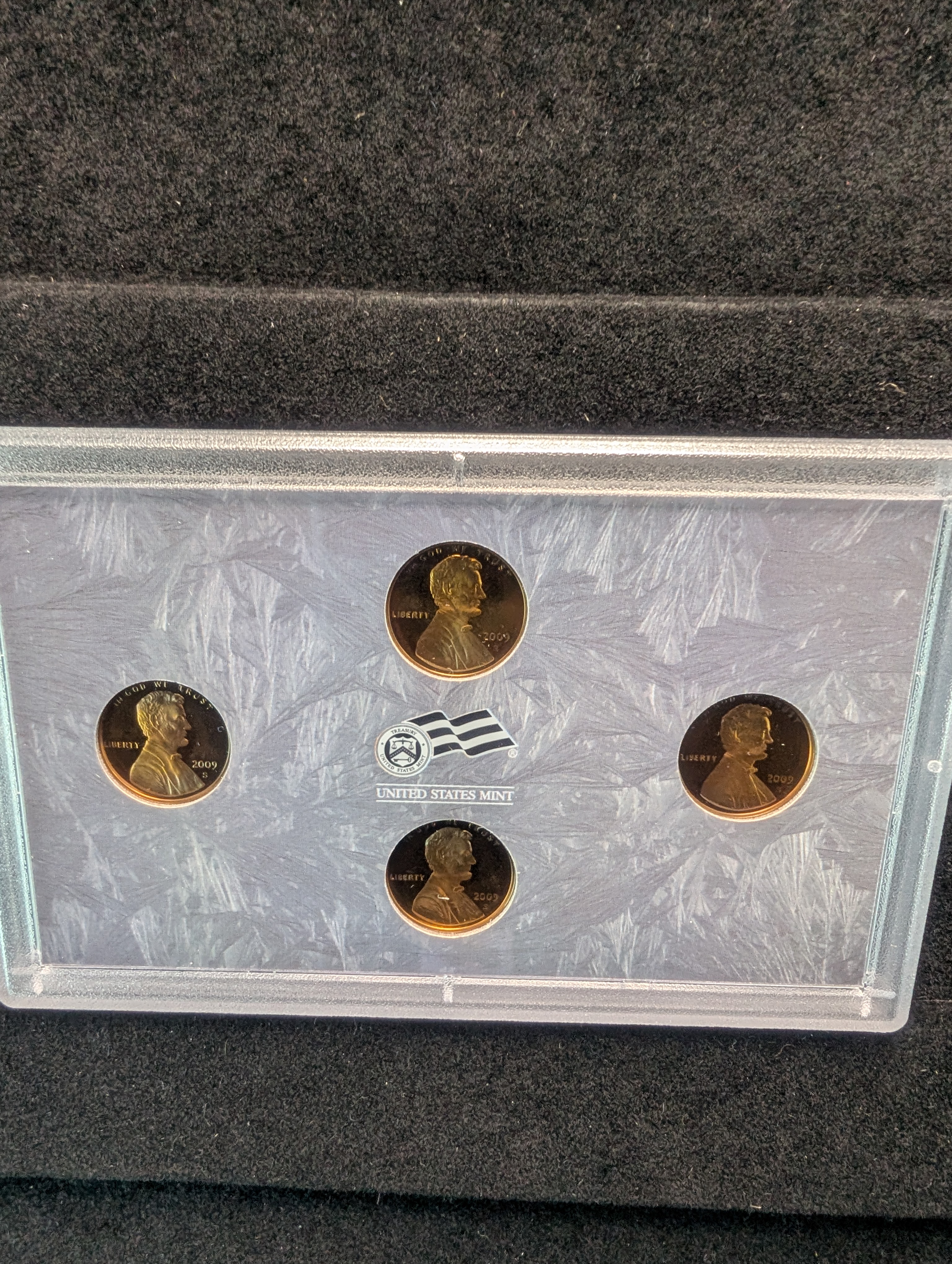 2009-S U.S. Mint Proof Set with Presidential $1, Territorial Quarters and Lincoln Bicentennial Cents in OGP w/ COA