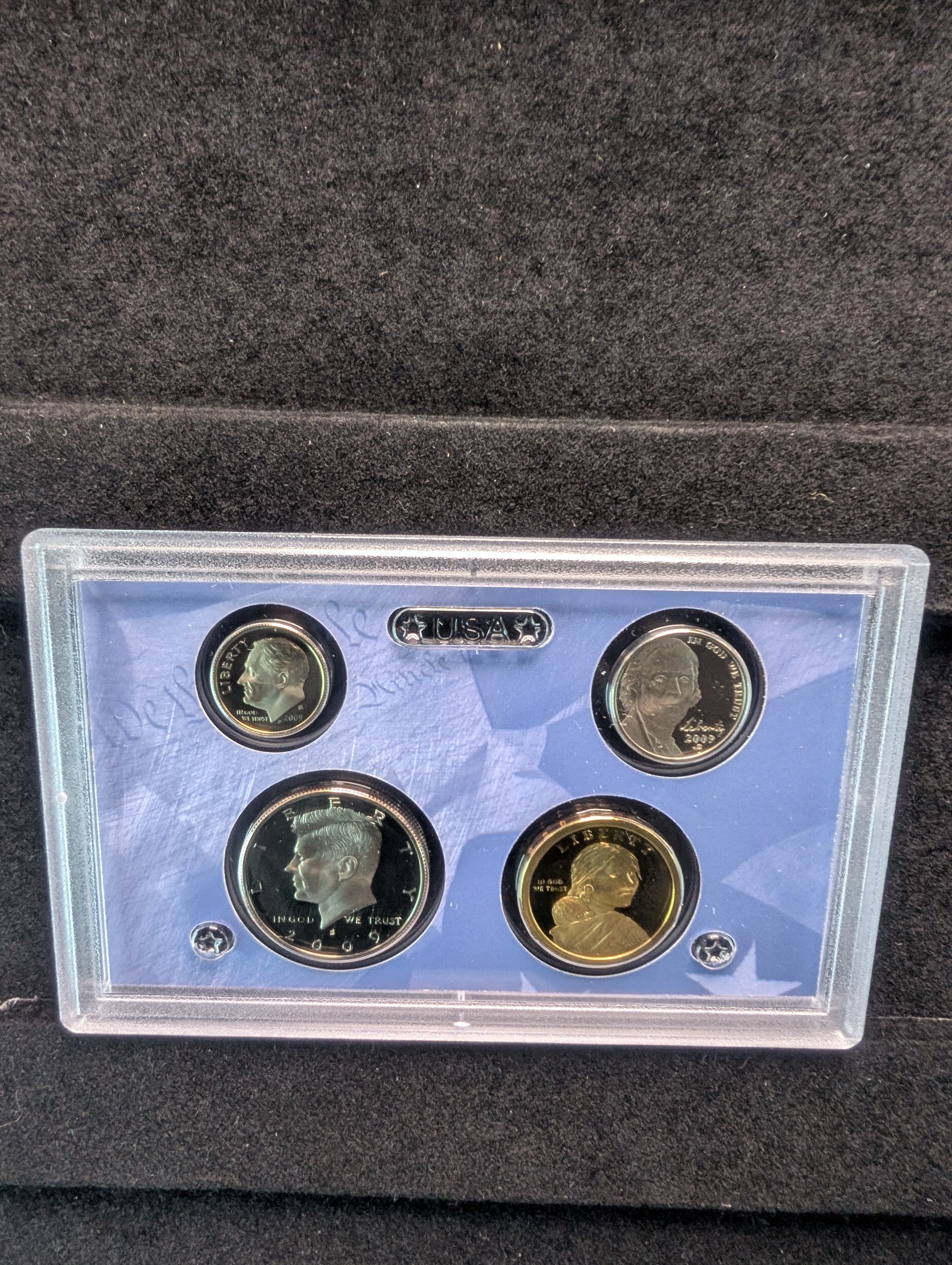 2009-S U.S. Mint Proof Set with Presidential $1, Territorial Quarters and Lincoln Bicentennial Cents in OGP w/ COA