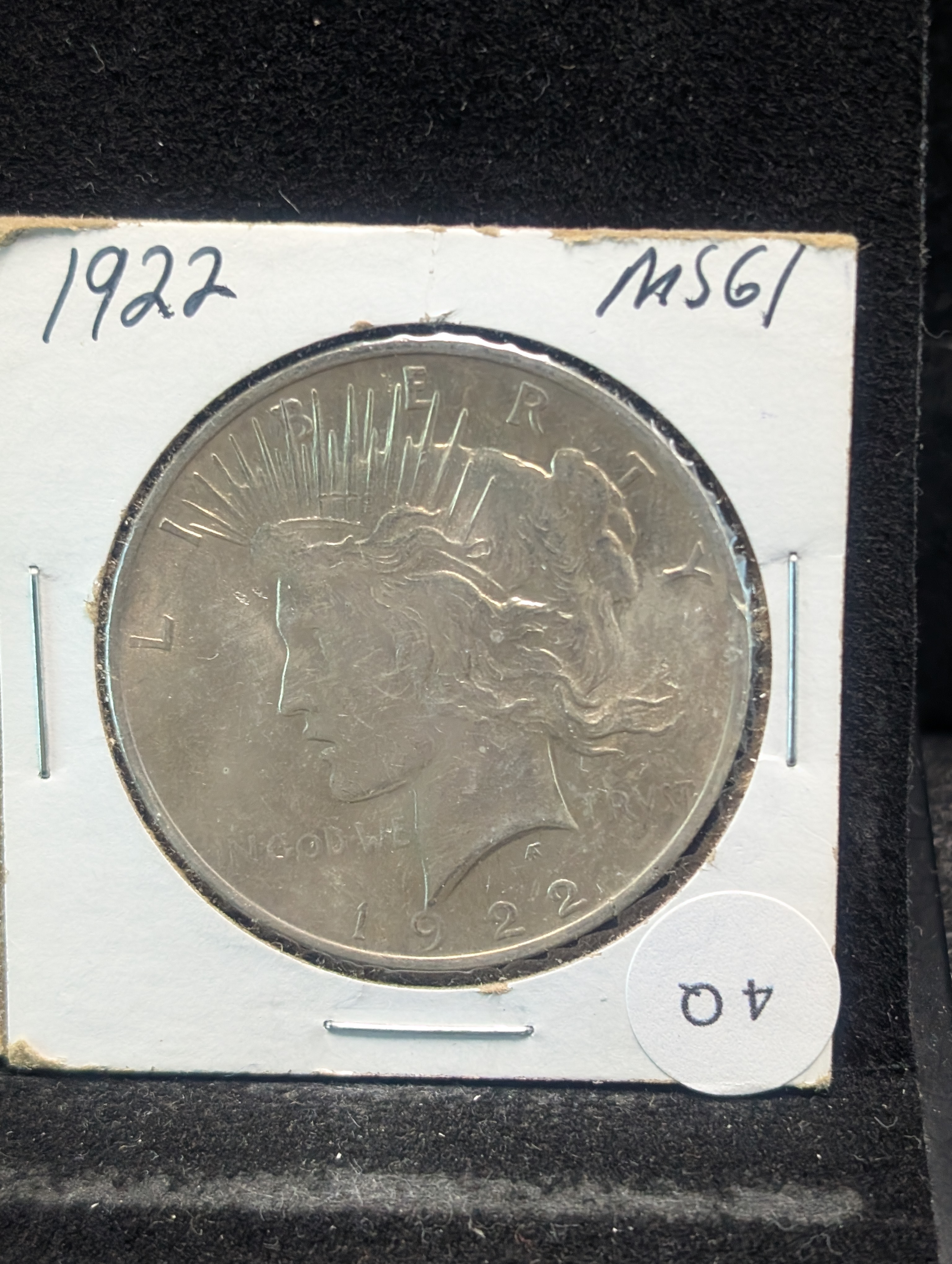 1922-P Silver Peace Dollar