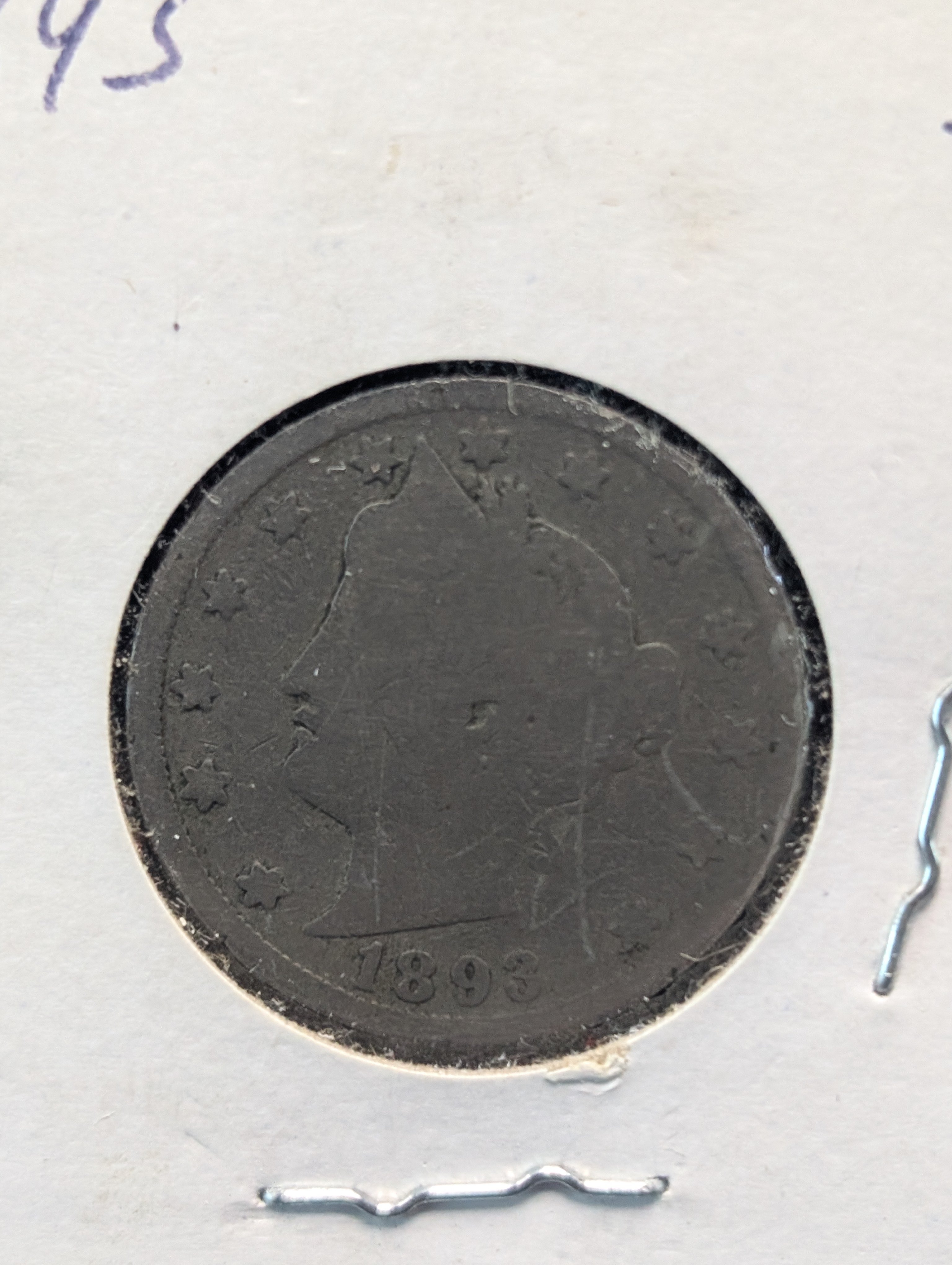 1891, 1893 and 1895 Liberty Head V-Nickels