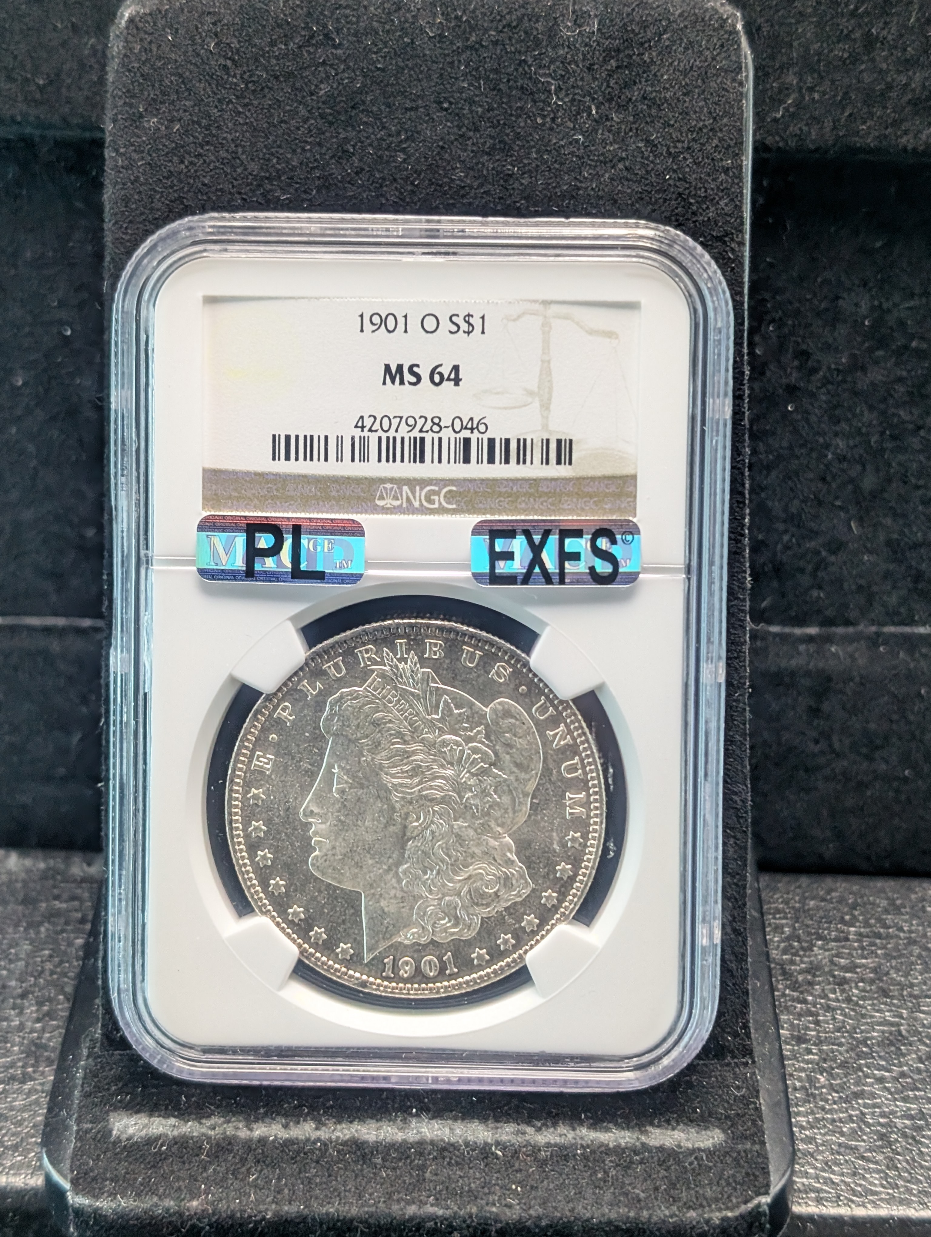 1901-O Morgan Dollar NGC MS 64 - PL EXFS