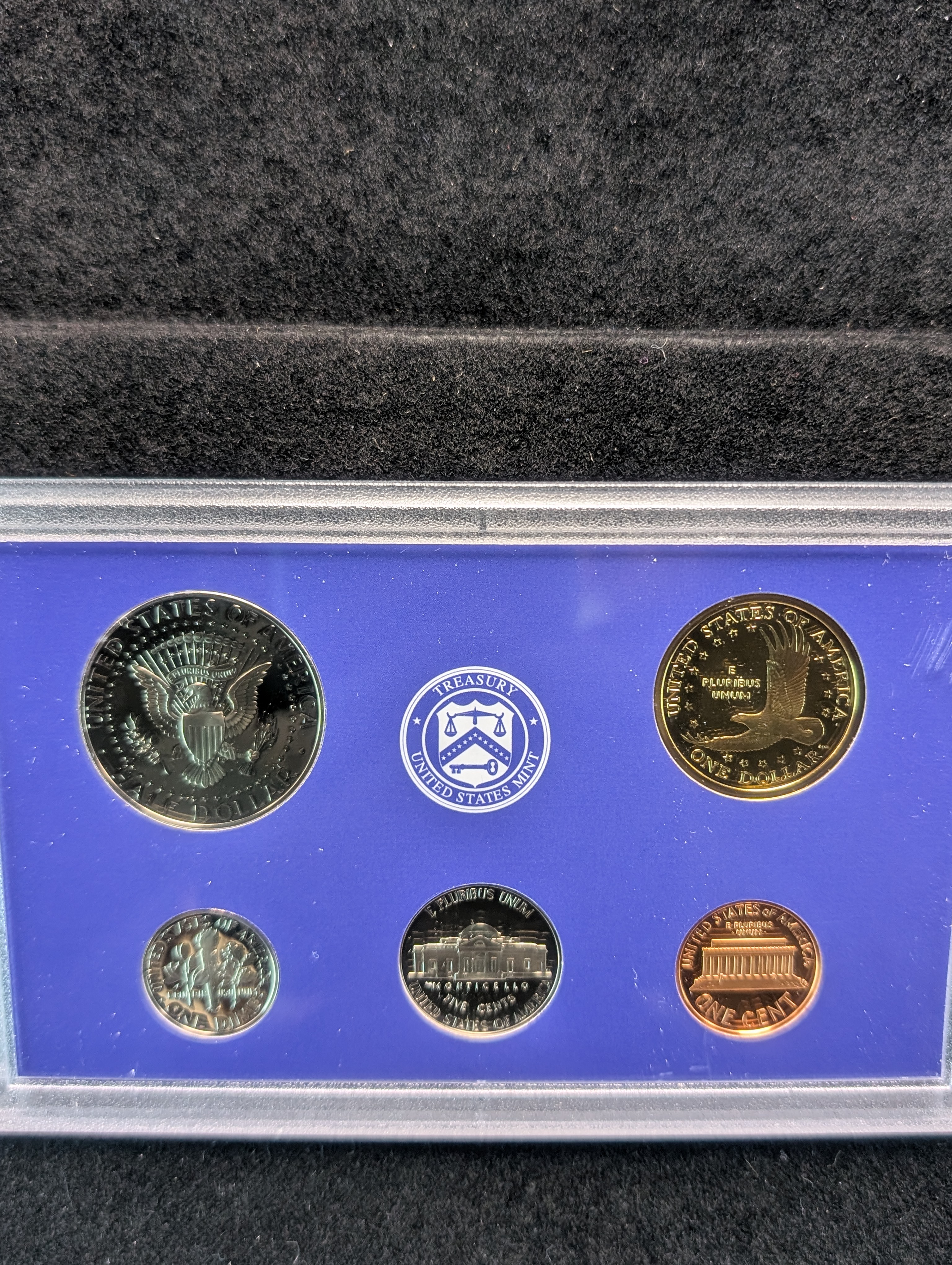 2007-S U.S. Mint Proof Set with State Quarters and Presidential Dollars in OGP w/ COA