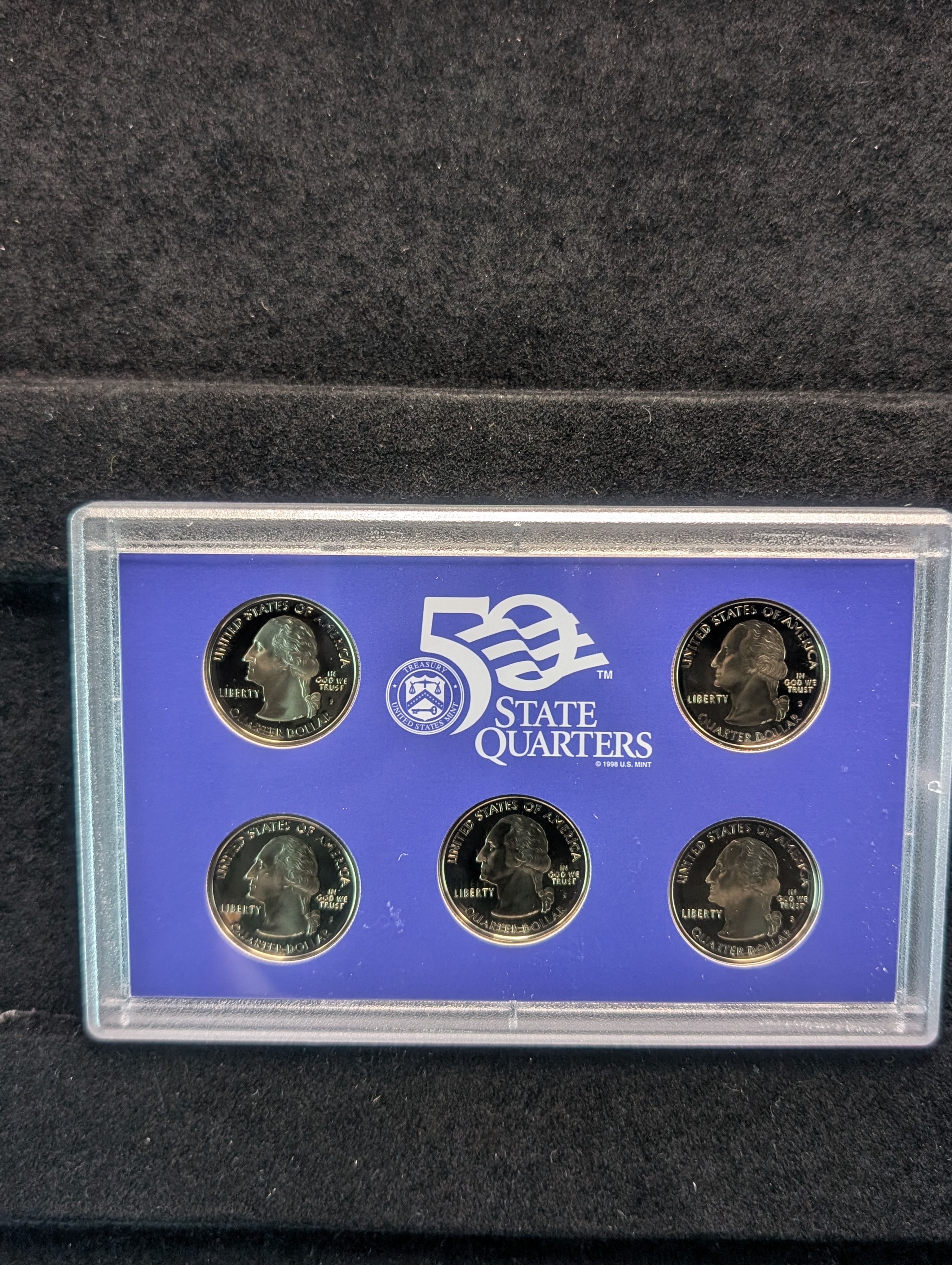 2007-S U.S. Mint Proof Set with State Quarters and Presidential Dollars in OGP w/ COA