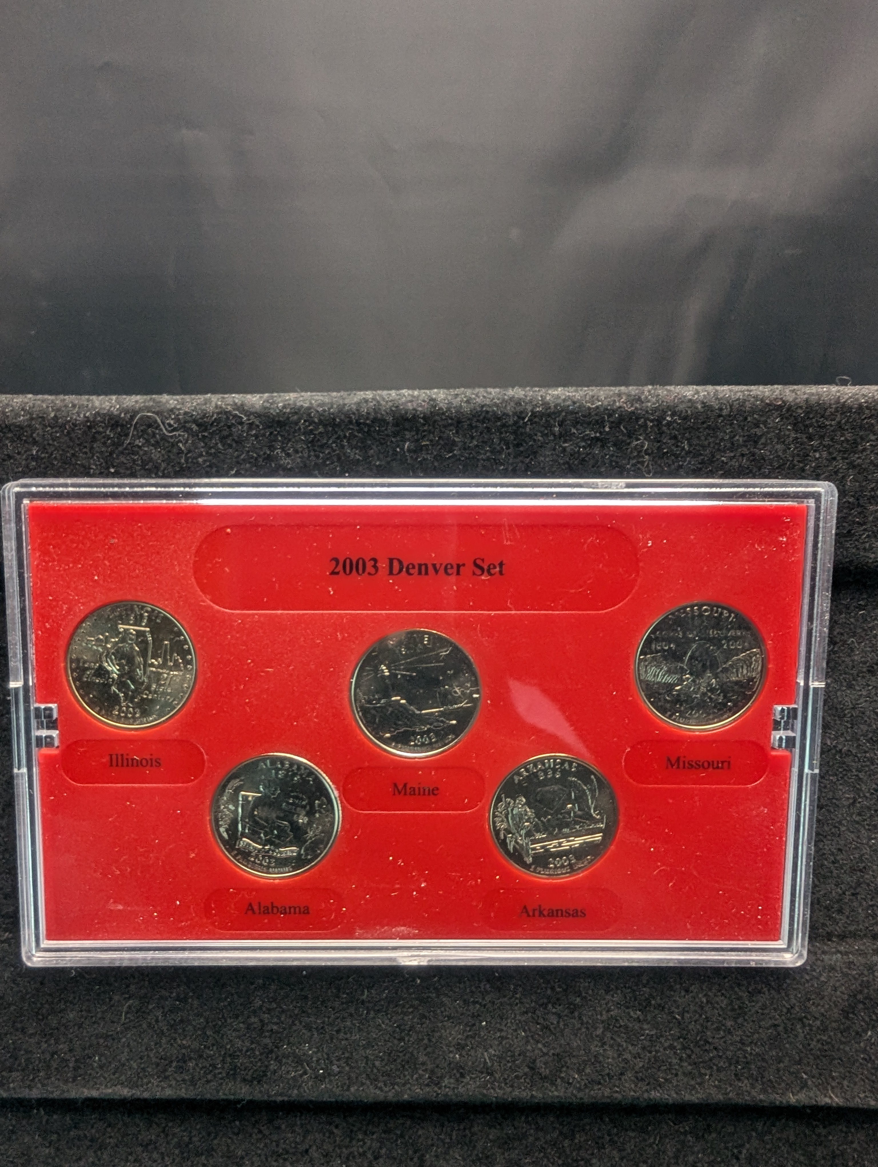 2003-P&D Mint Edition State Quarters, 2003-P Platinum Edition State Quarters and 2003-D Gold Edition State Quarters Collection